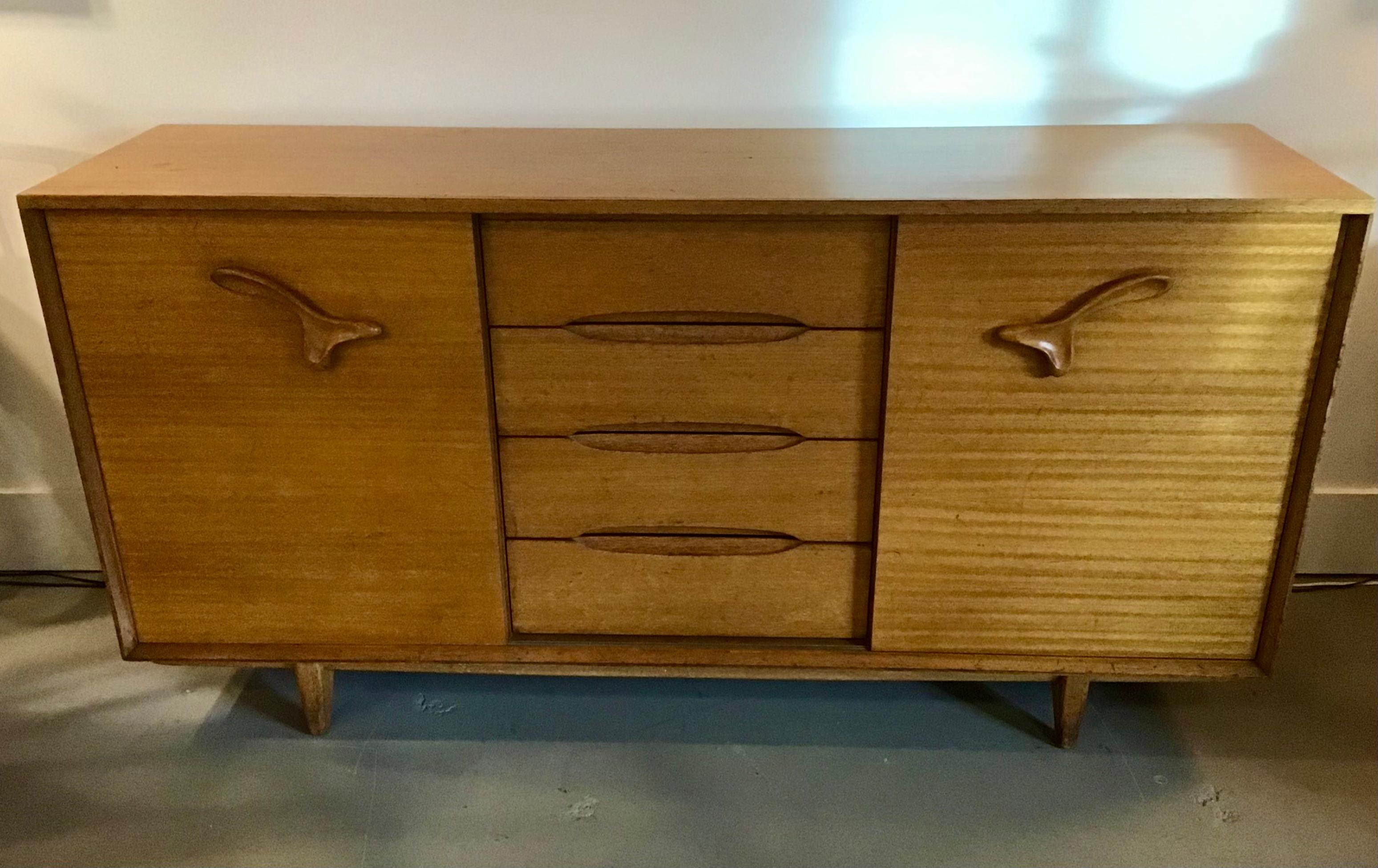Credenza Paul Laszlo de los años 50 para Brown Saltman Arce en venta