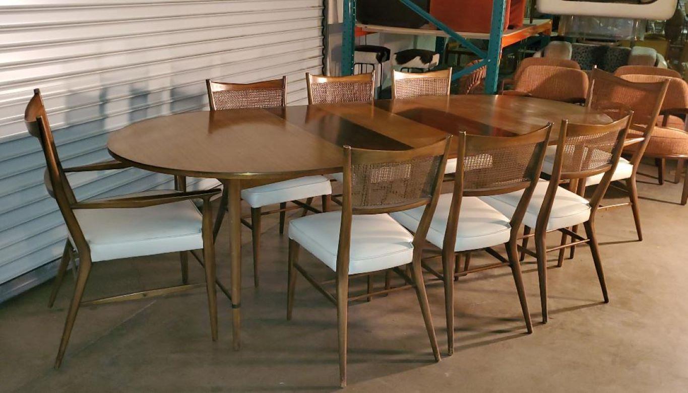 Mid-Century Modern 1950s Paul McCobb Connoisseur Collection Mahogany Dining Set - 9 Pieces
