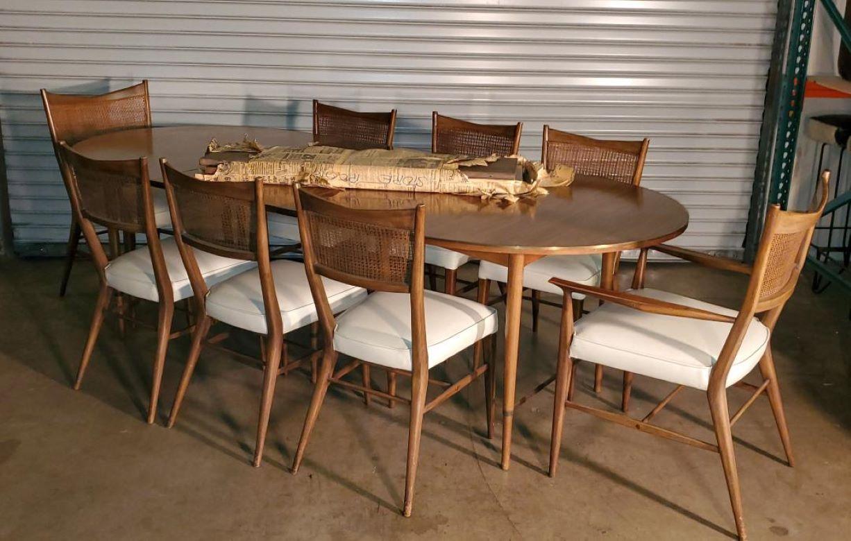 20th Century 1950s Paul McCobb Connoisseur Collection Mahogany Dining Set - 9 Pieces