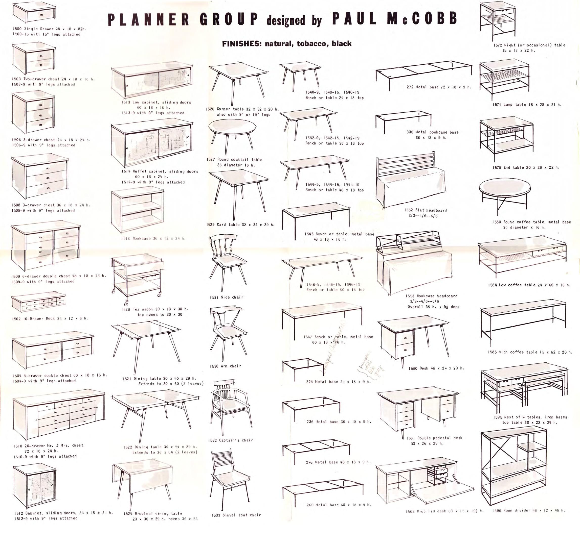 1950 Paul McCobb for Planner Group Table de chevet en fer érable bambou / table d'appoint en vente 4