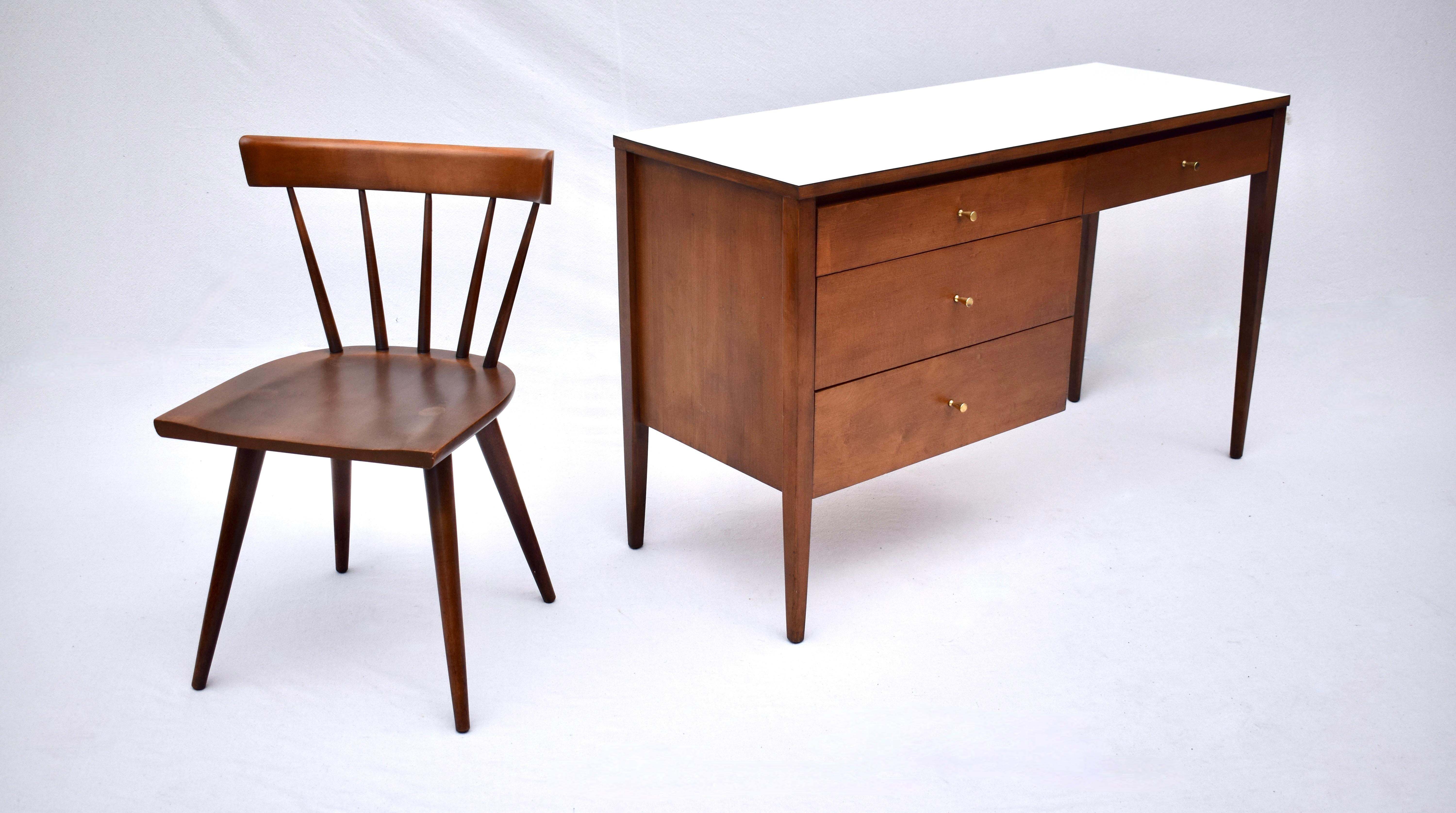 1950's Paul McCobb Planner Group Desk & Chair Set For Sale 4