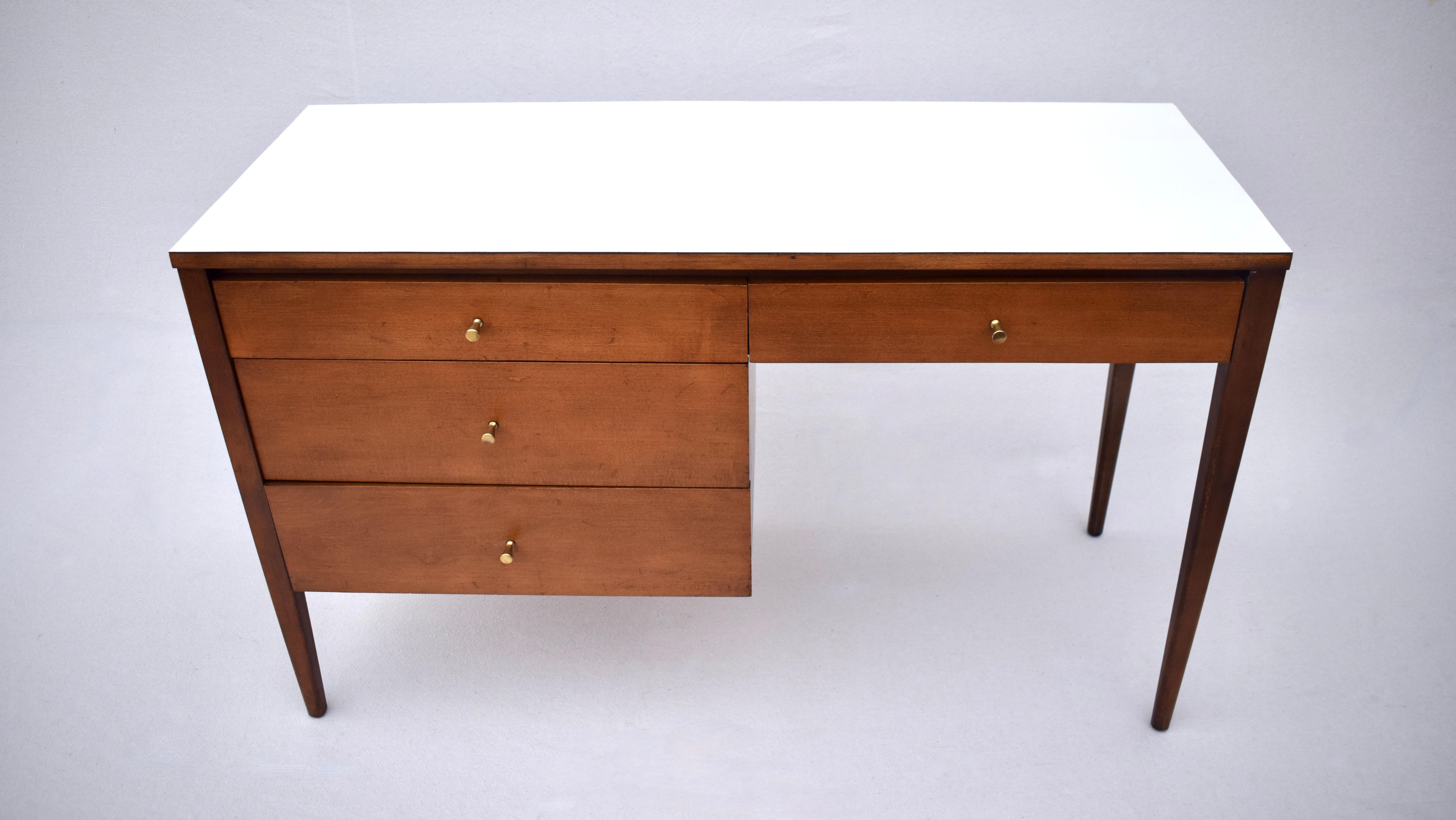 Mid-Century Modern Ensemble bureau et chaise Paul McCobb Planner Group des années 1950 en vente