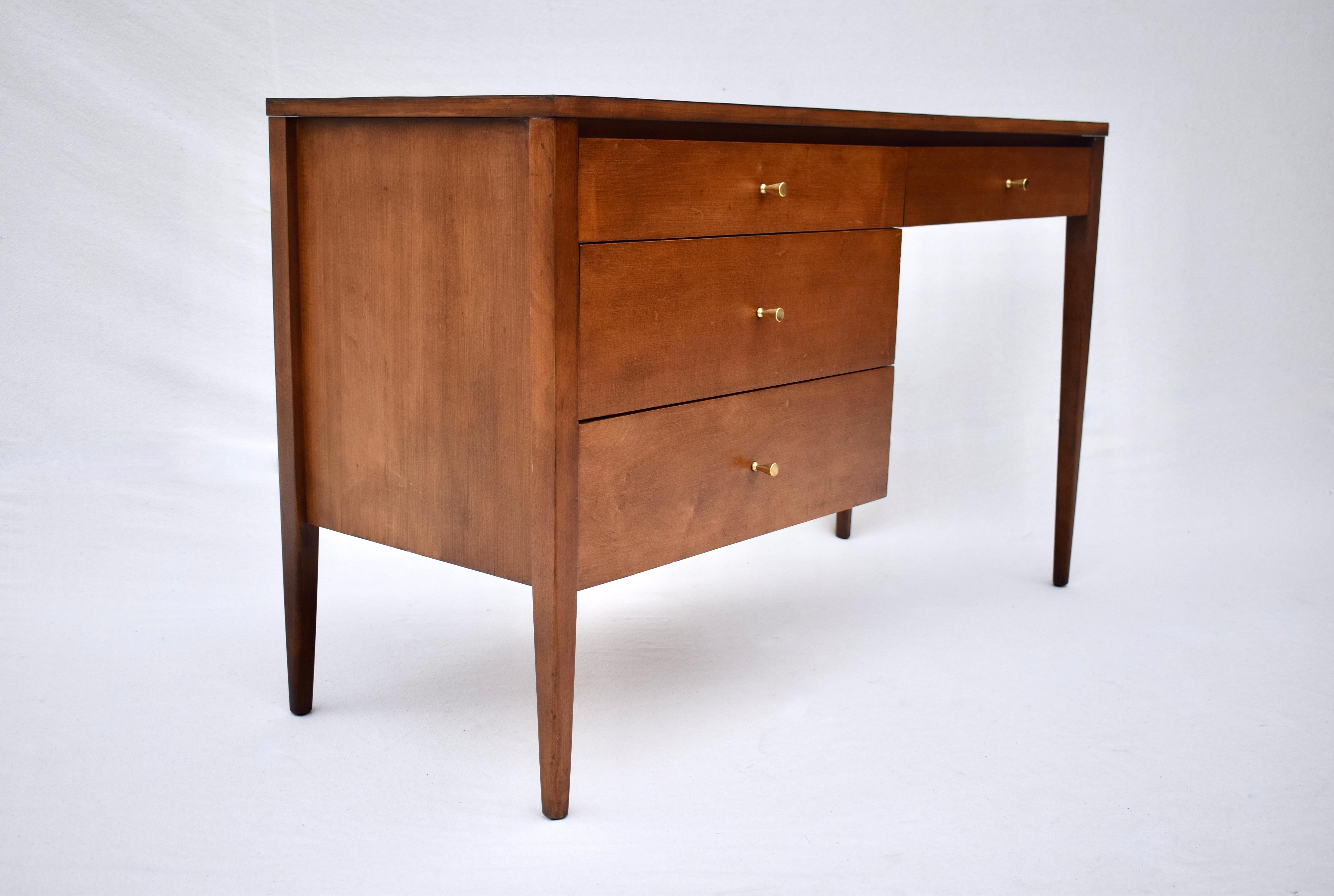 Mid-Century Modern 1950's Paul McCobb Planner Group Desk & Chair Set For Sale