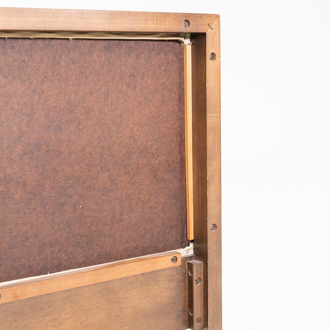 Tête de lit en bois foncé et vinyle de Paul McCobb Planner Group, années 1950 en vente 2