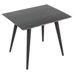 1950s Paul McCobb Planner Group Side End Table in Ebonized Maple, 18x24"
