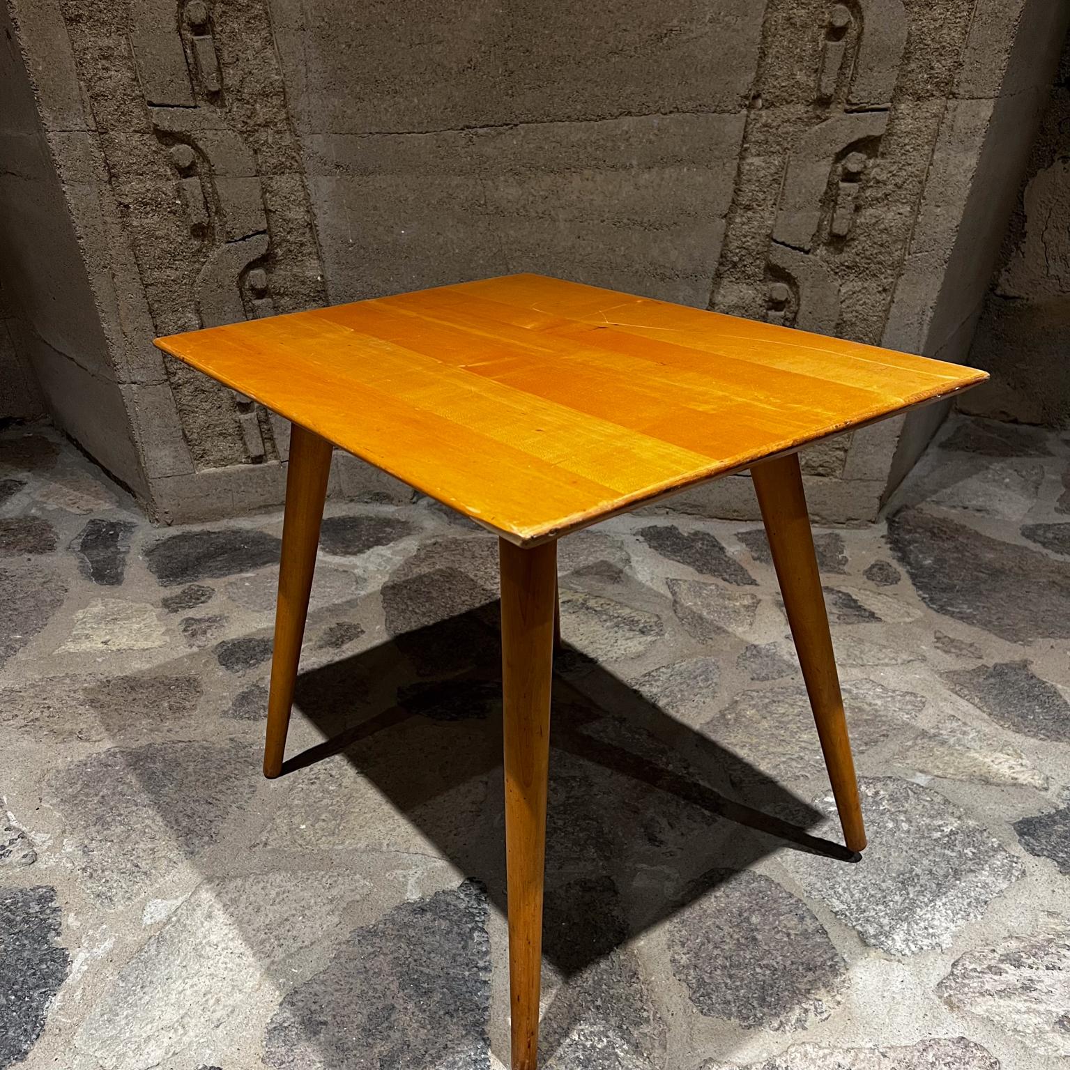 1950s Paul McCobb Planner Group Side Table Solid Maple  For Sale 5