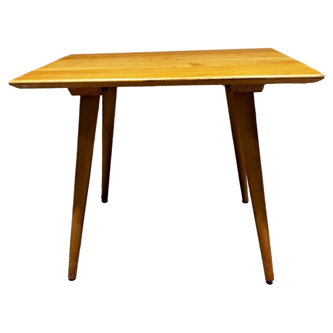 1950s Paul McCobb Planner Group Side Table Solid Maple  For Sale