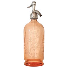 1950s Peach Soda Bottle