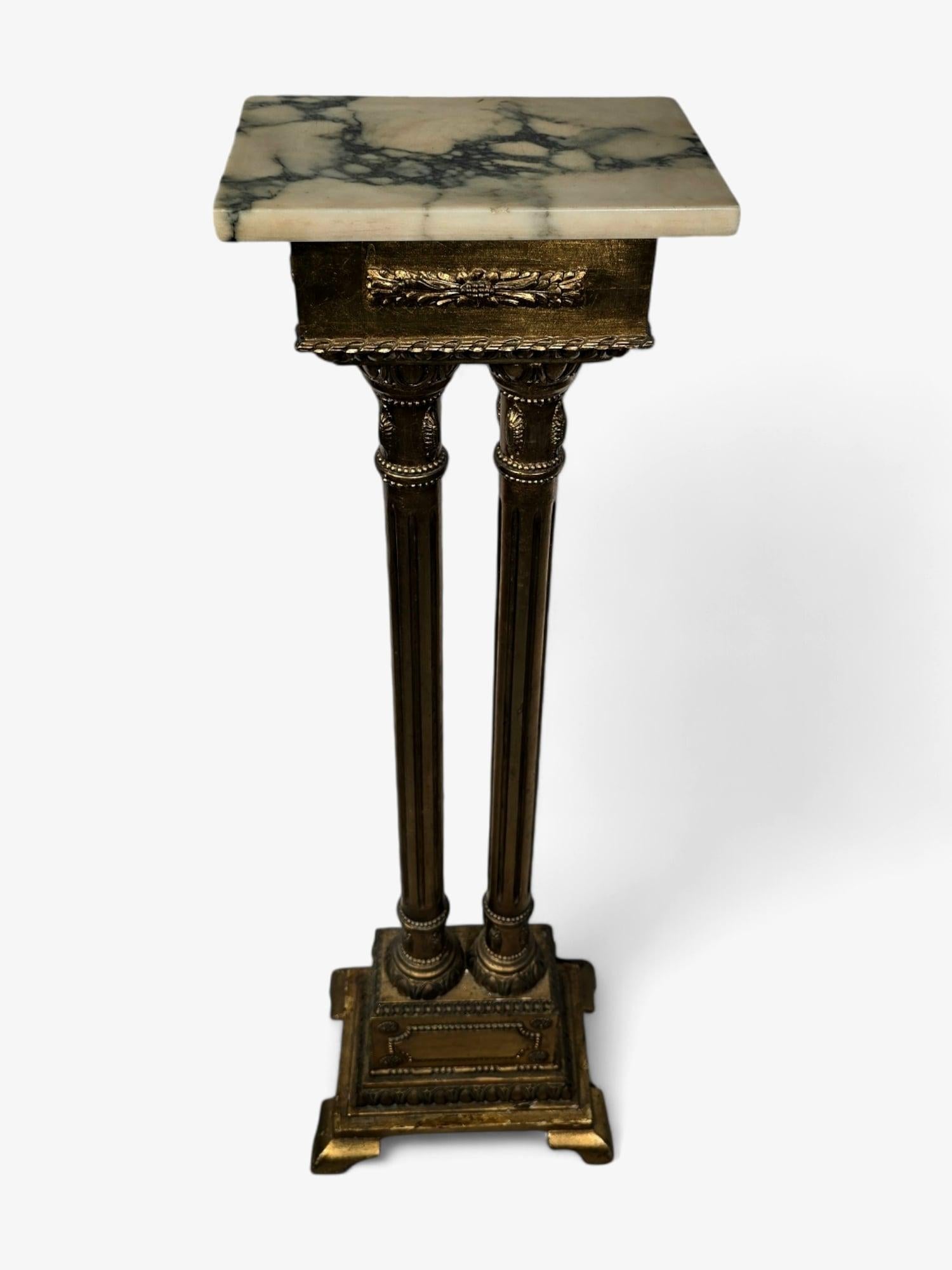 1950s Pedestal with Columns For Sale 5