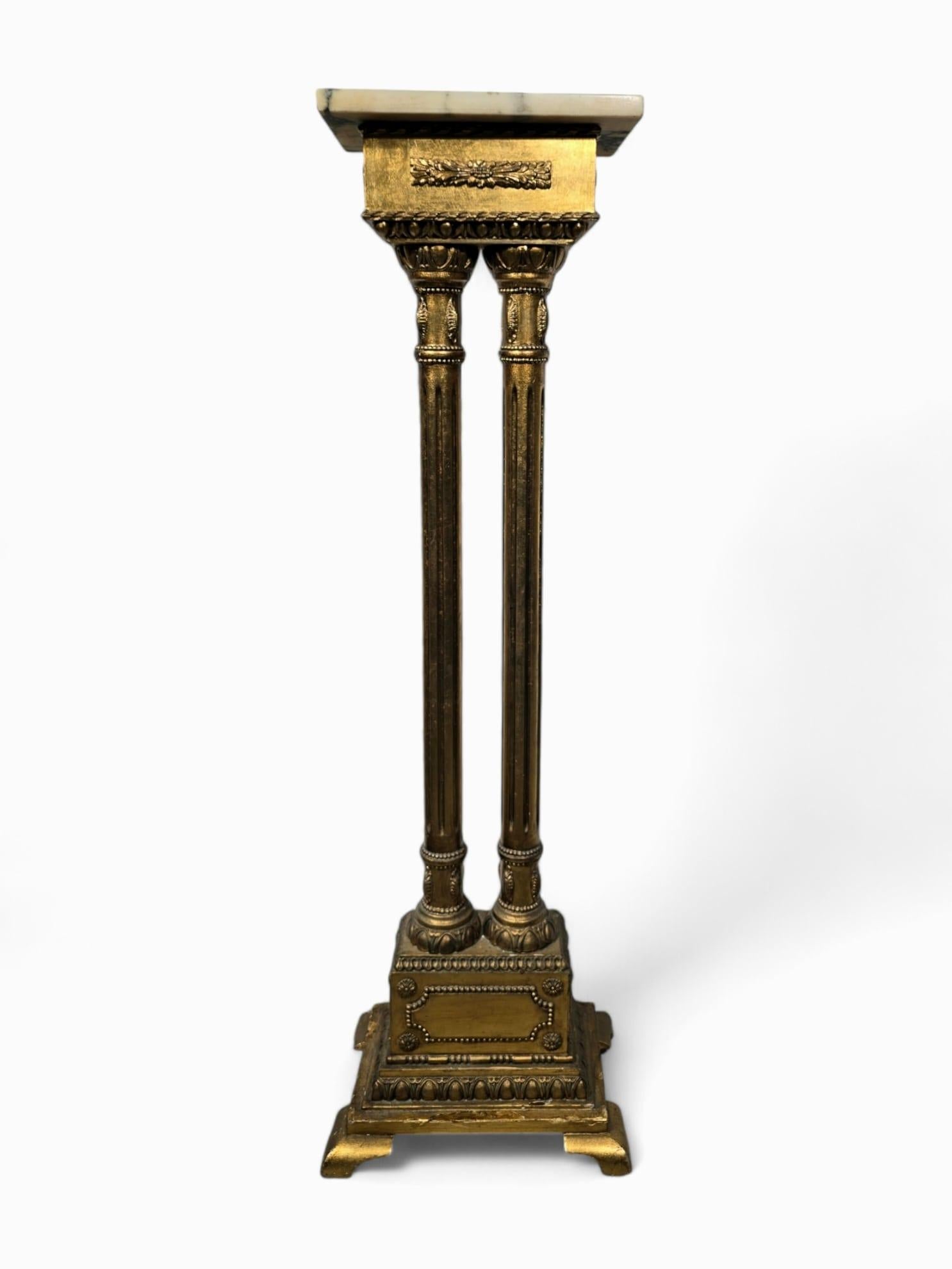 1950s Pedestal with Columns For Sale 6