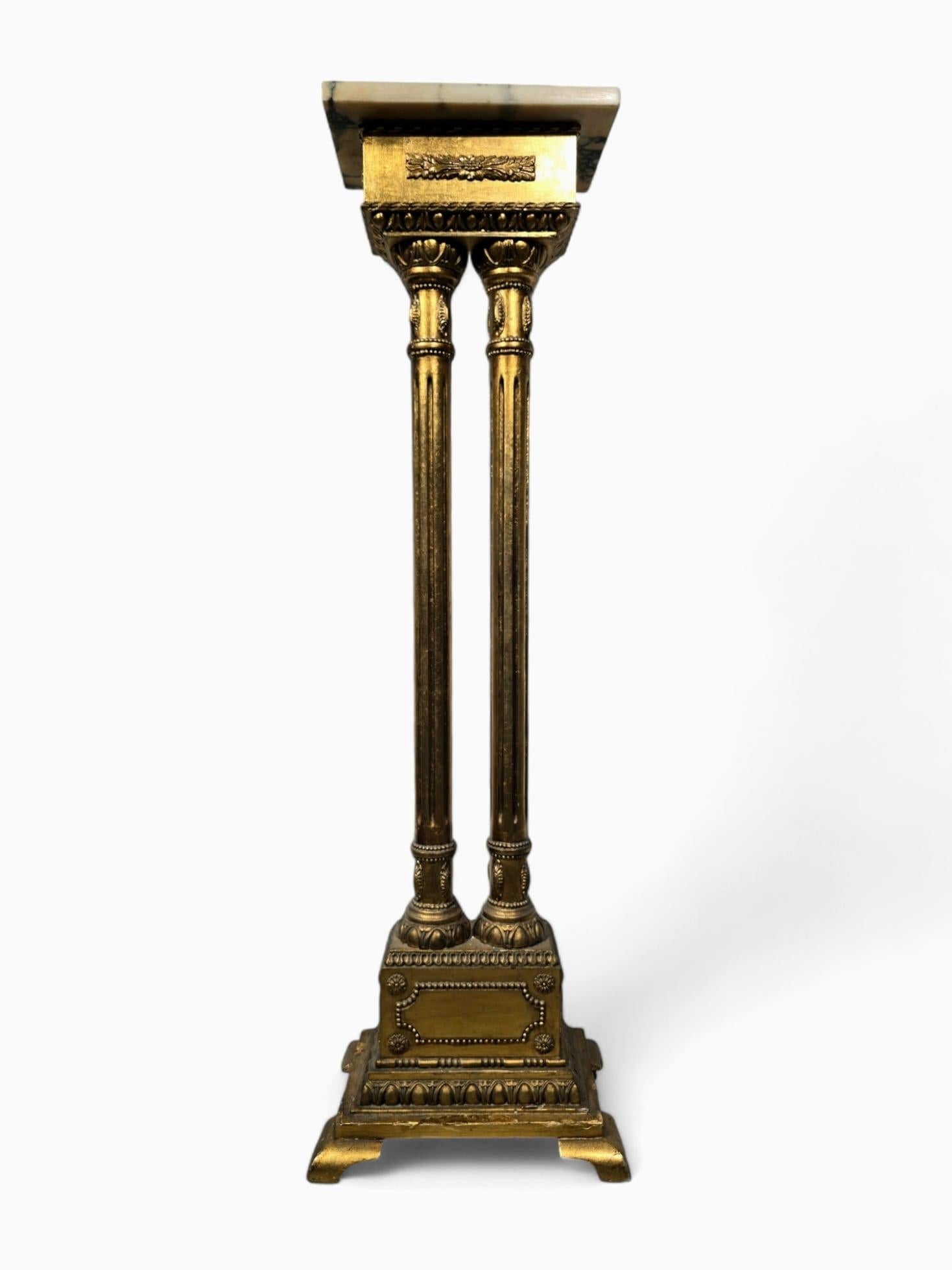 1950s Pedestal with Columns For Sale 8