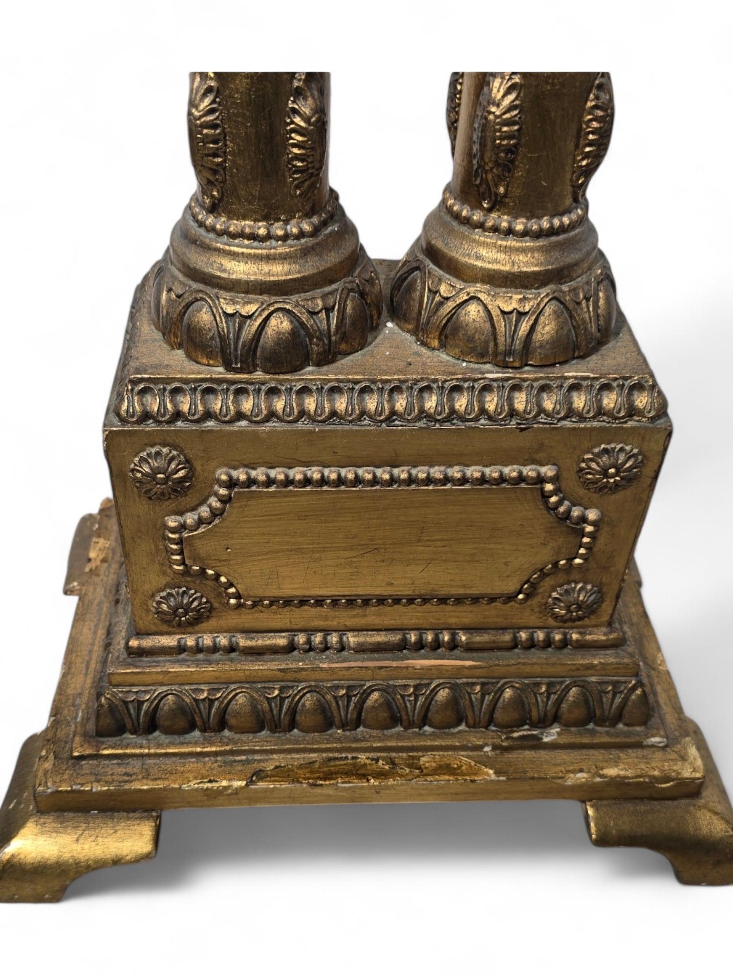 1950s Pedestal with Columns For Sale 1