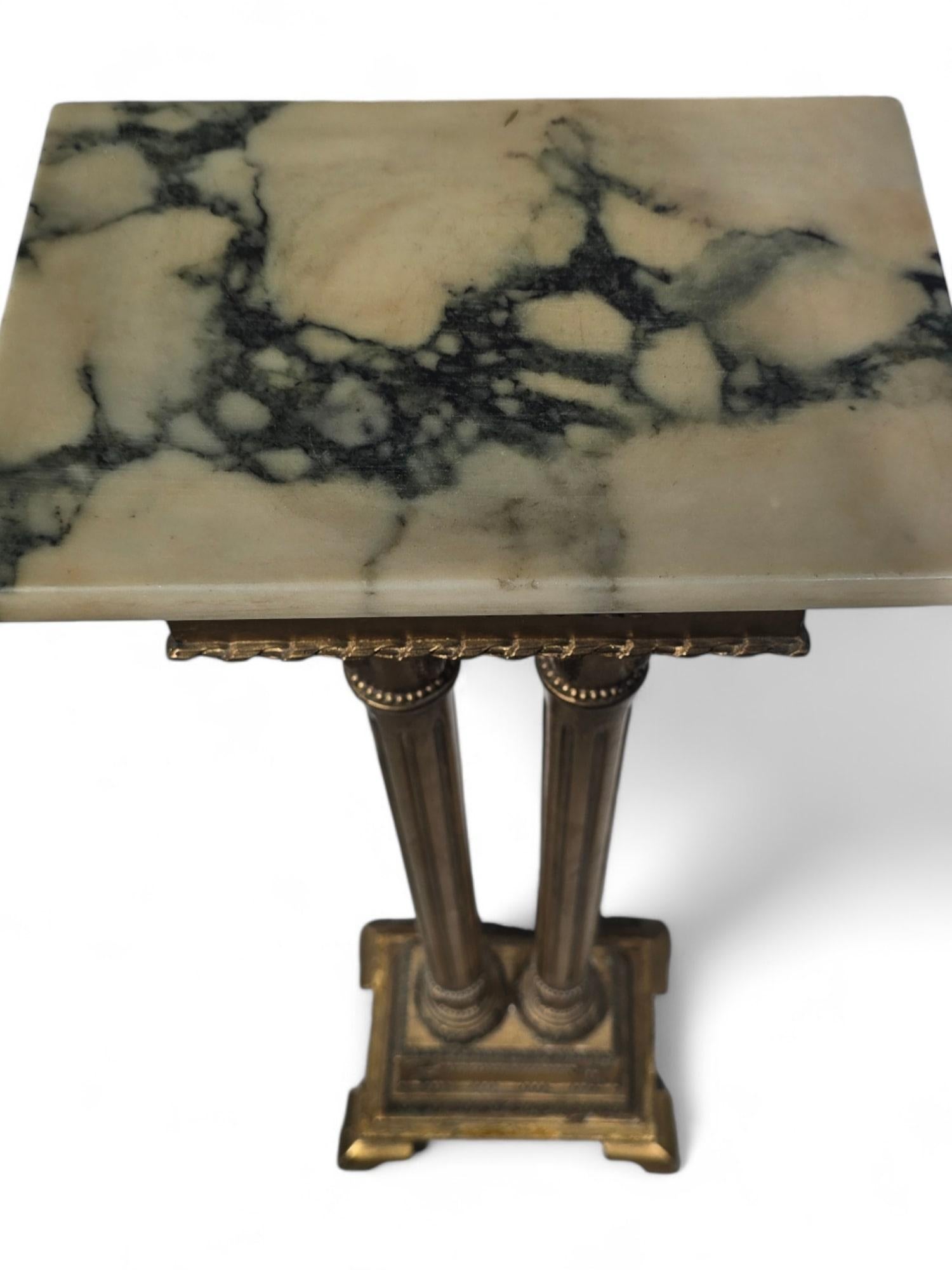 1950s Pedestal with Columns For Sale 4