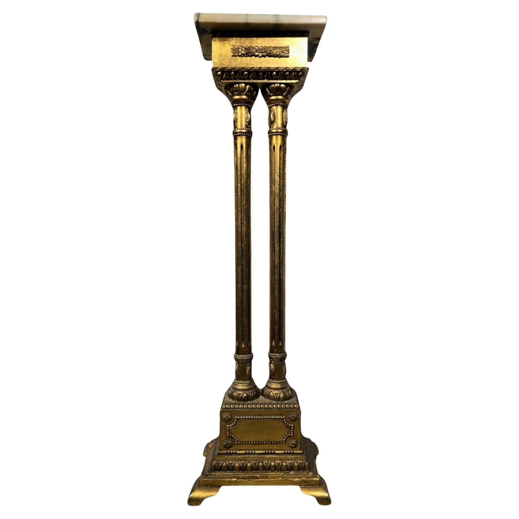 1950s Pedestal with Columns For Sale