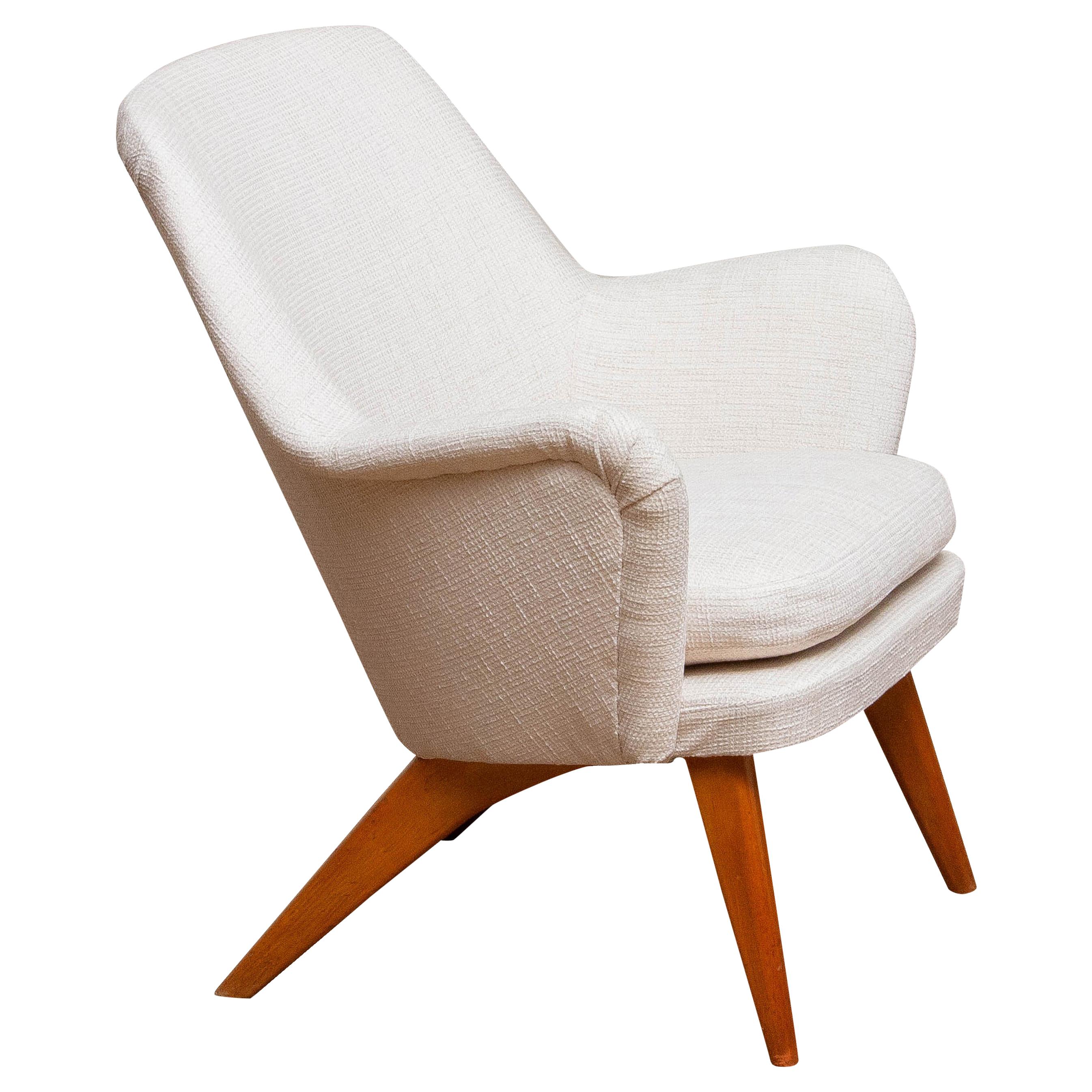 Mid-Century Modern 1950s, 'Pedro' Chair by Carl Gustav Hiort af Ornäs for Puunveisto Oy-Trasnideri