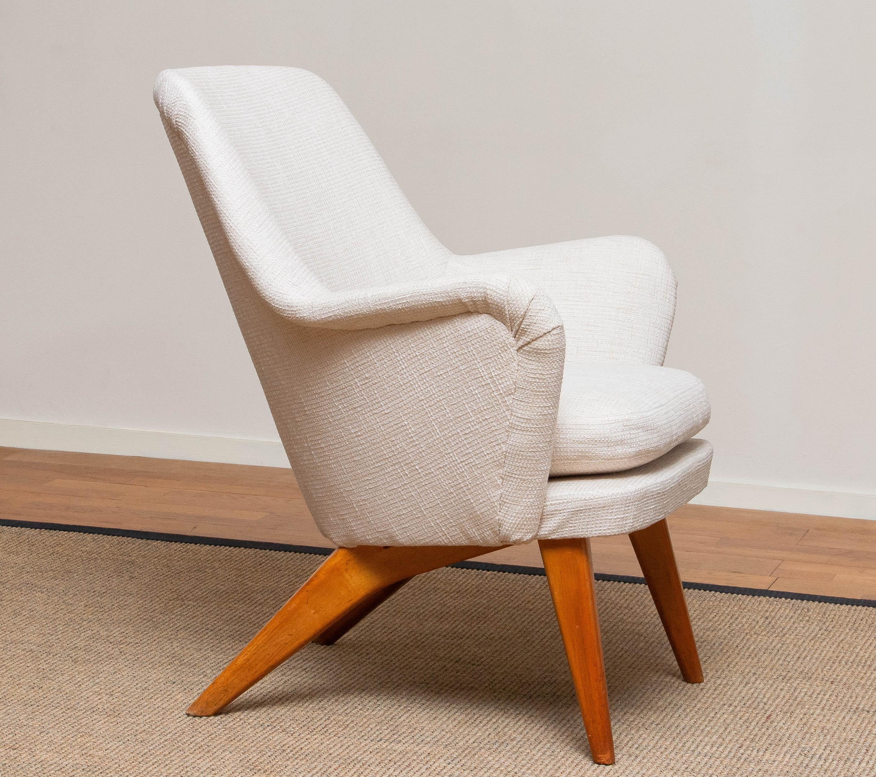 Finnish 1950s, 'Pedro' Chair by Carl Gustav Hiort Af Ornäs for Puunveisto Oy-Trasnideri