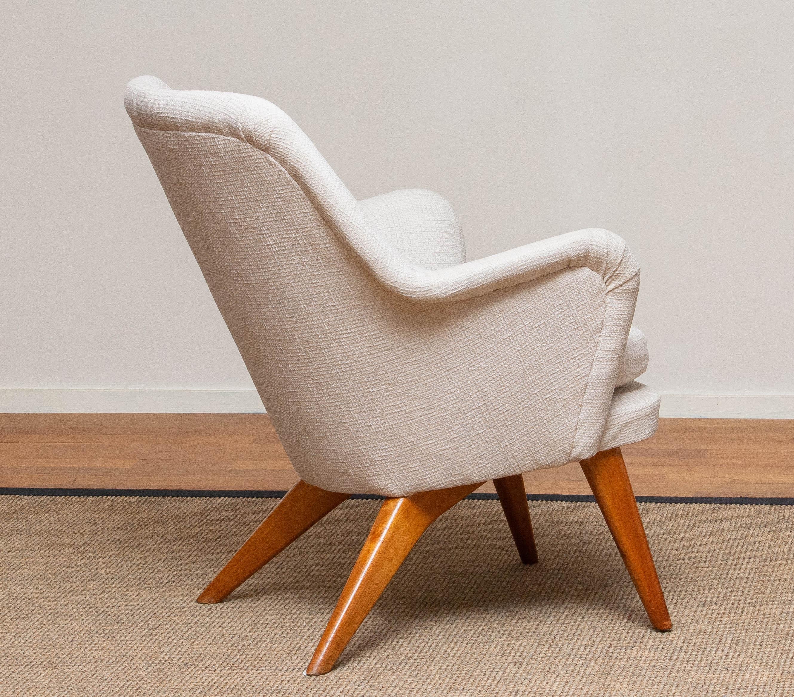 Mid-20th Century 1950s, 'Pedro' Chair by Carl Gustav Hiort af Ornäs for Puunveisto Oy-Trasnideri