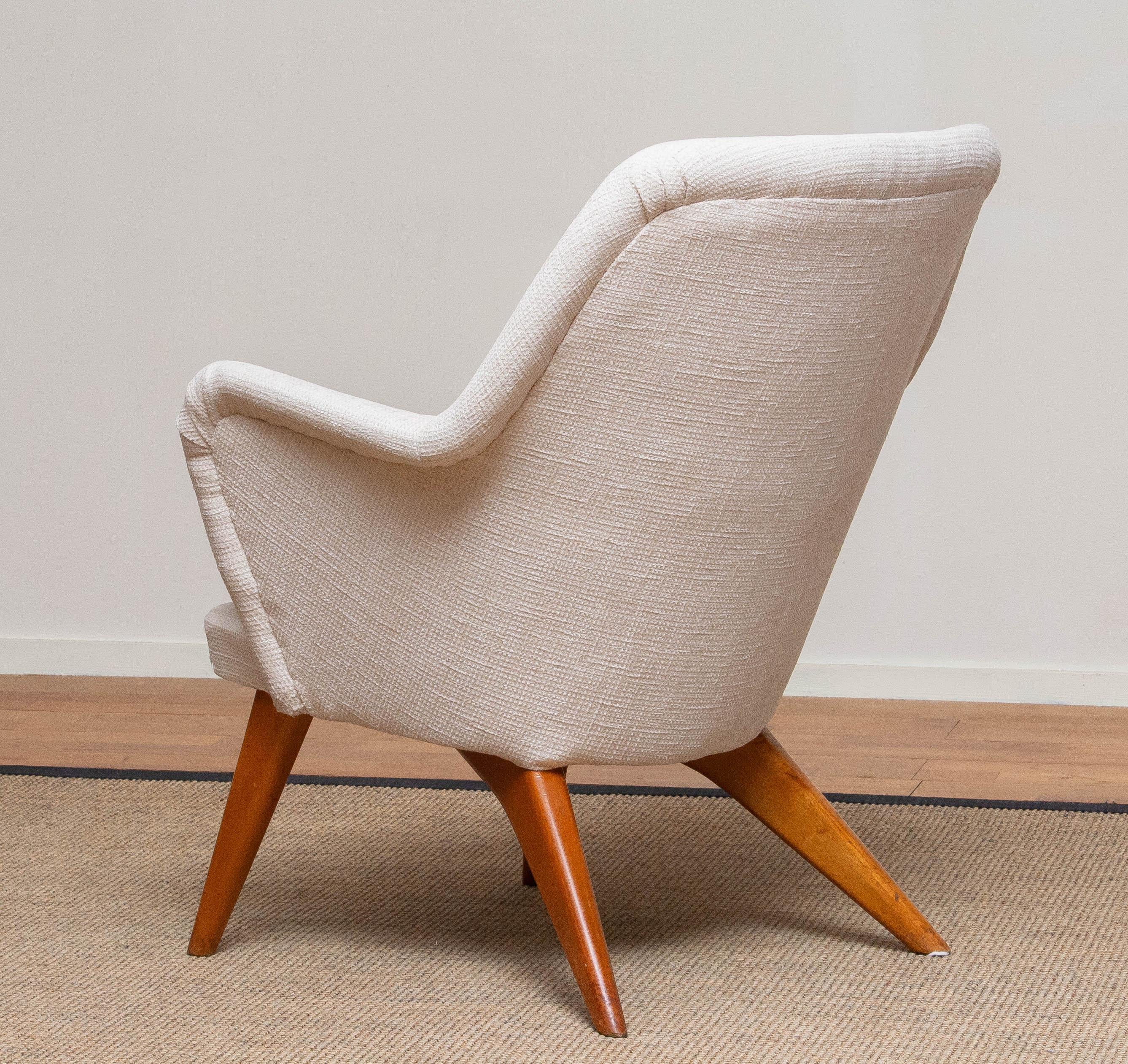 Mid-20th Century 1950s, 'Pedro' Chair by Carl Gustav Hiort af Ornäs for Puunveisto Oy-Trasnideri