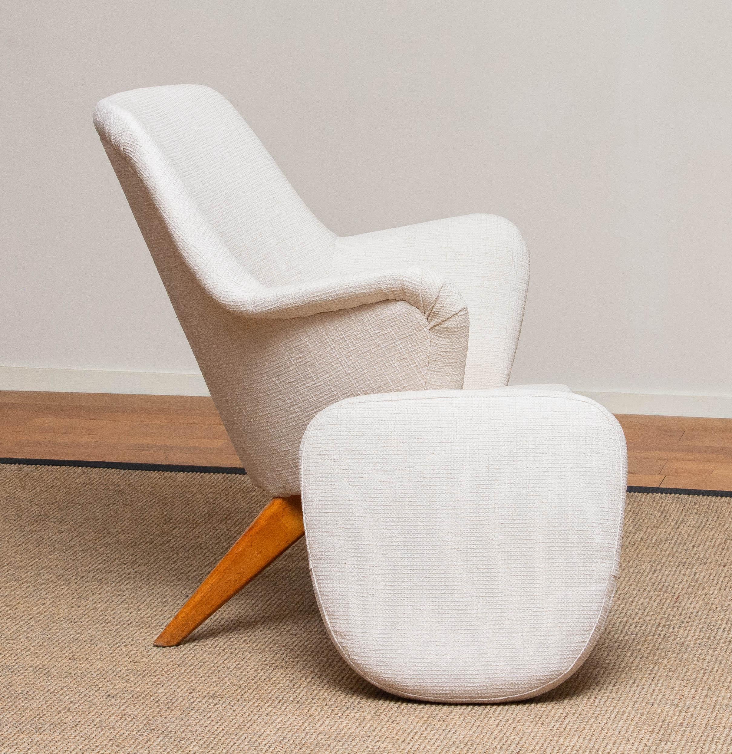 Mid-20th Century 1950s, 'Pedro' Chair by Carl Gustav Hiort af Ornäs for Puunveisto Oy-Trasnideri For Sale
