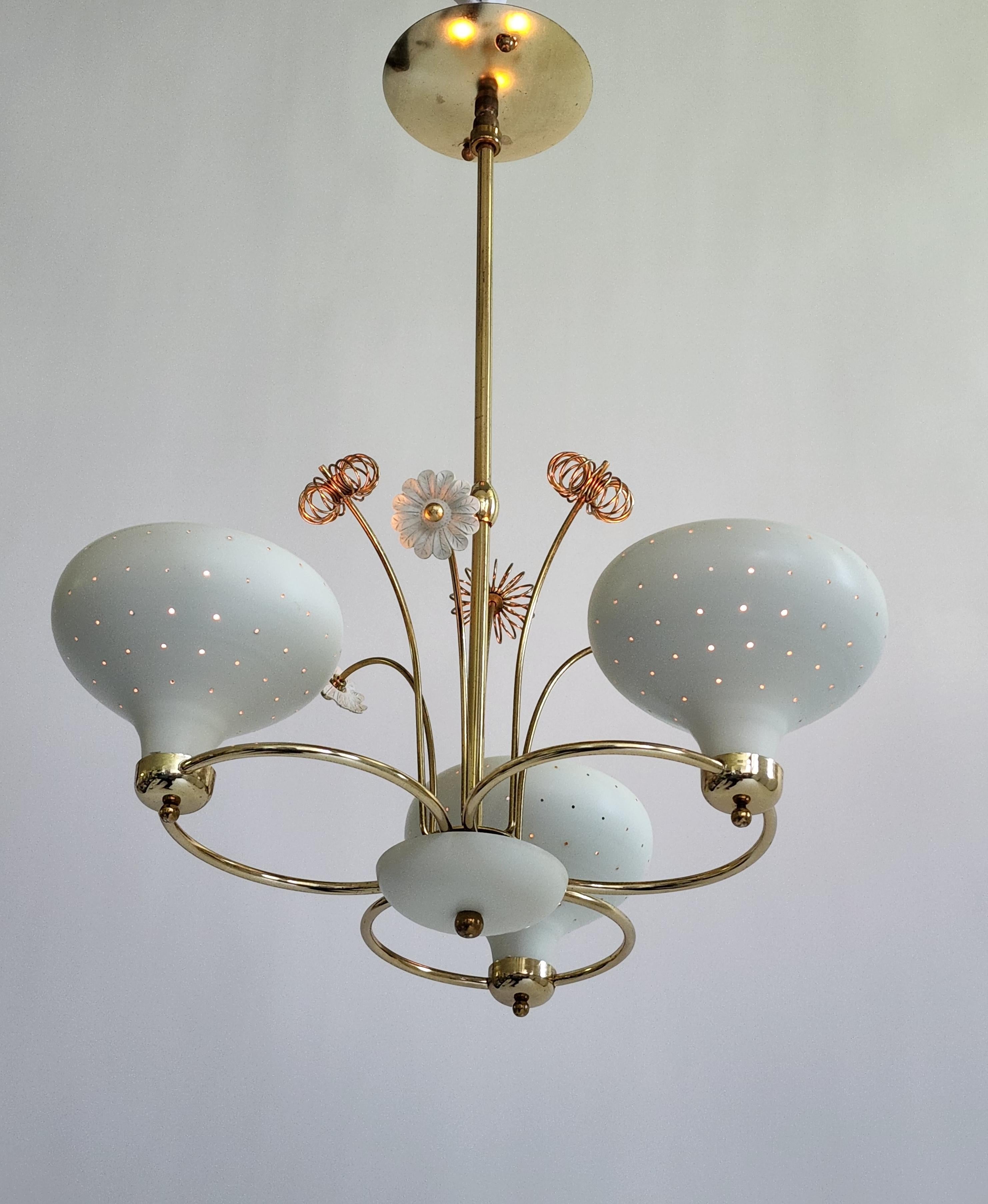 1950s Pendant from Paavo Tynell / Gerald Thurston for Lightolier, USA 4