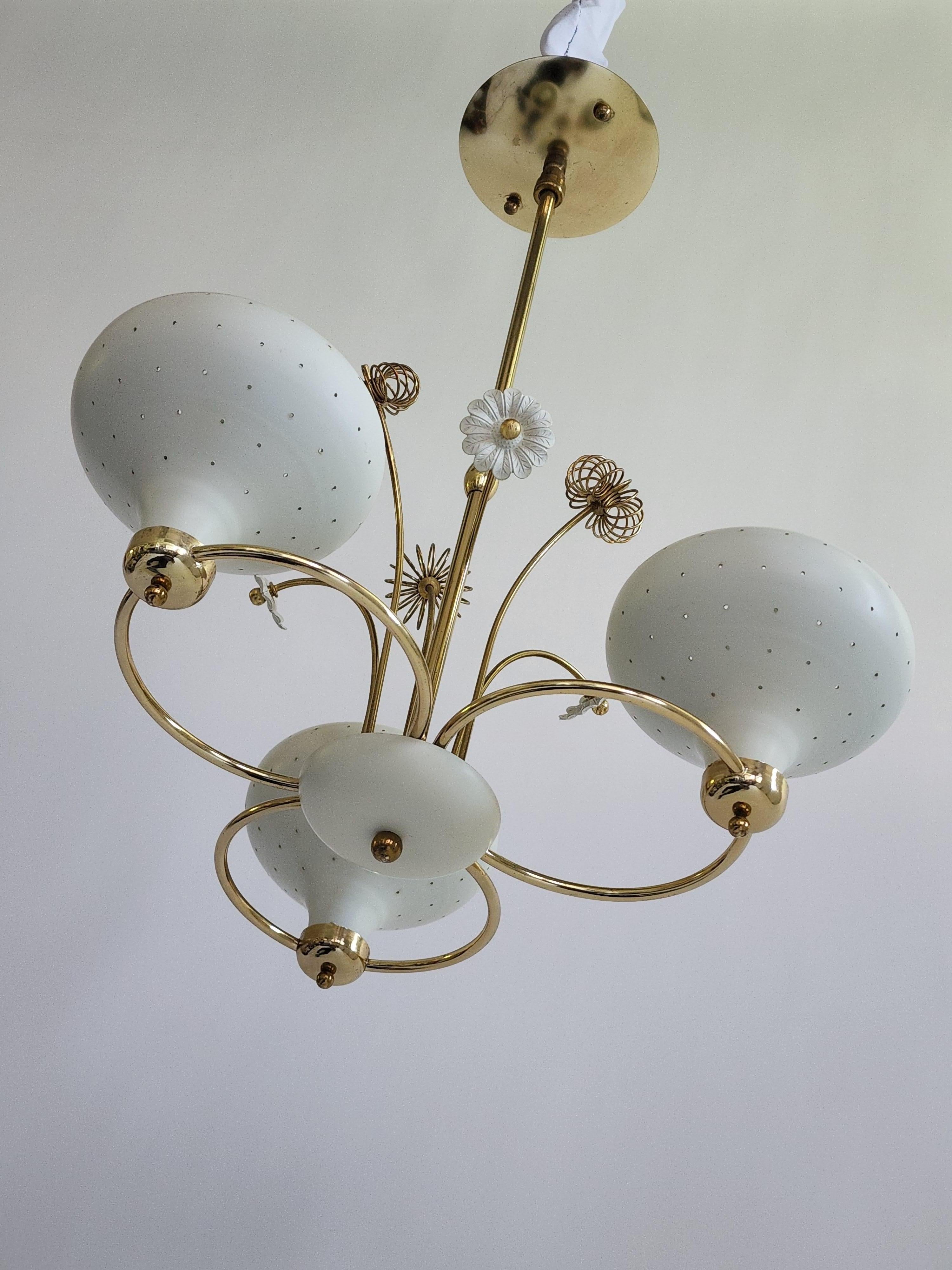 1950s Pendant from Paavo Tynell / Gerald Thurston for Lightolier, USA 5