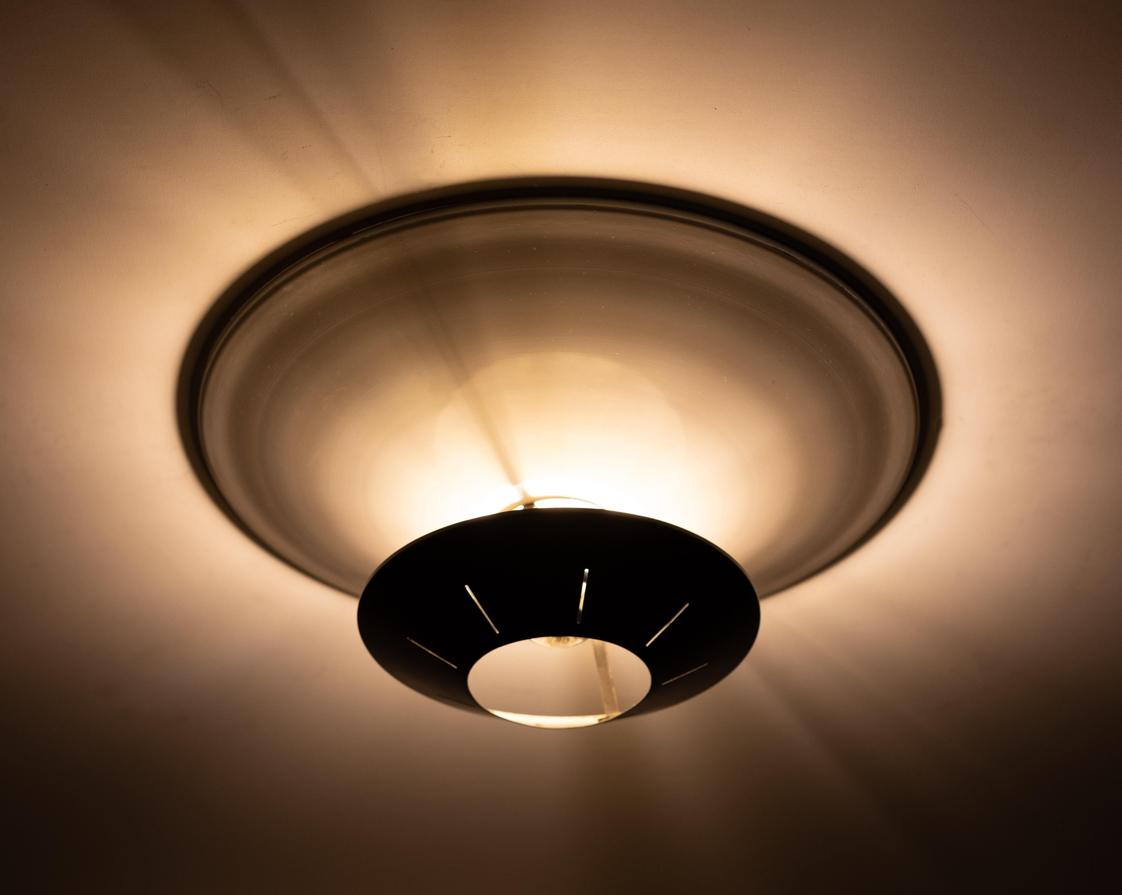 Metallo Lampada a sospensione Louis Kalff del 1950  per Philips Olanda in vendita