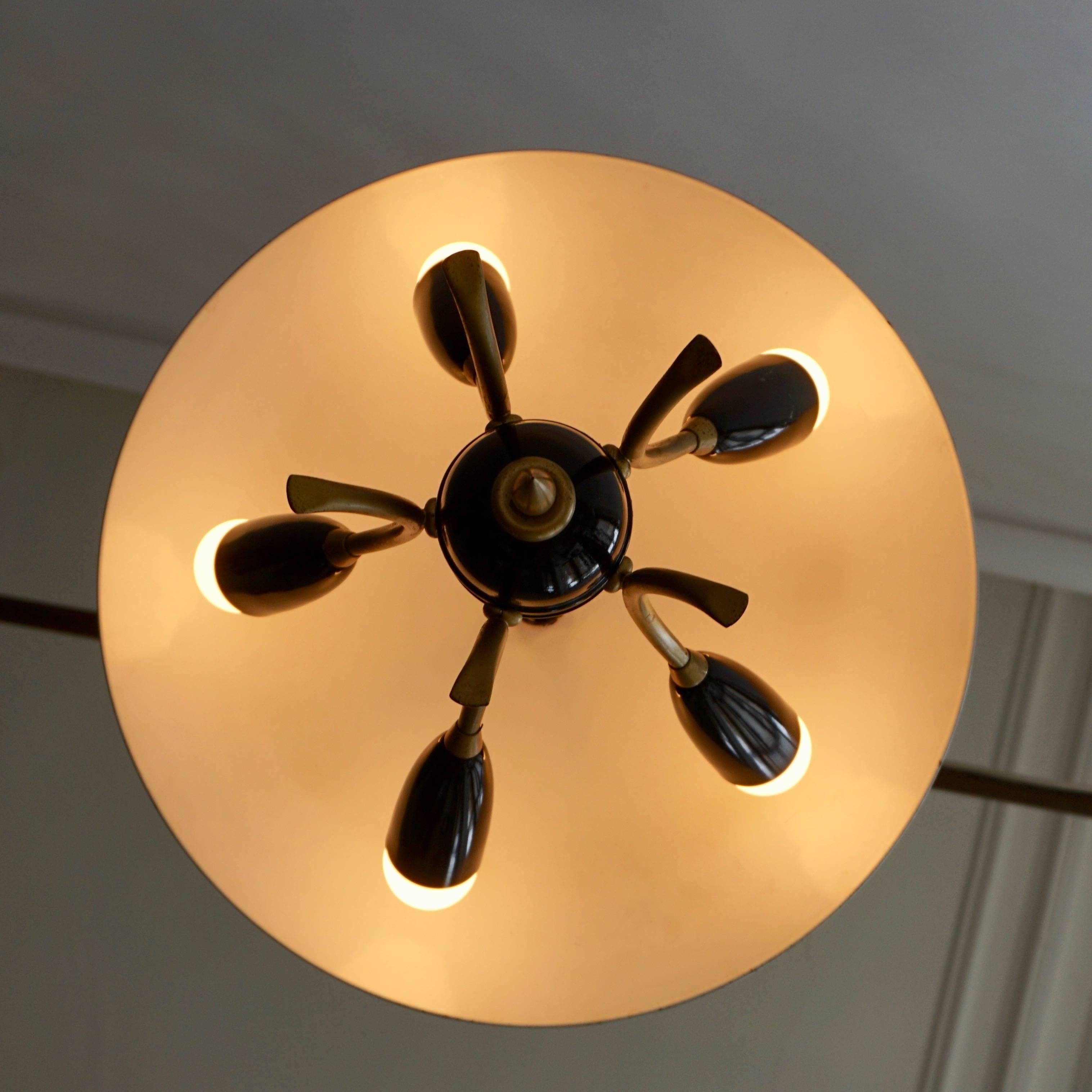 lampe à suspension des années 1950 5