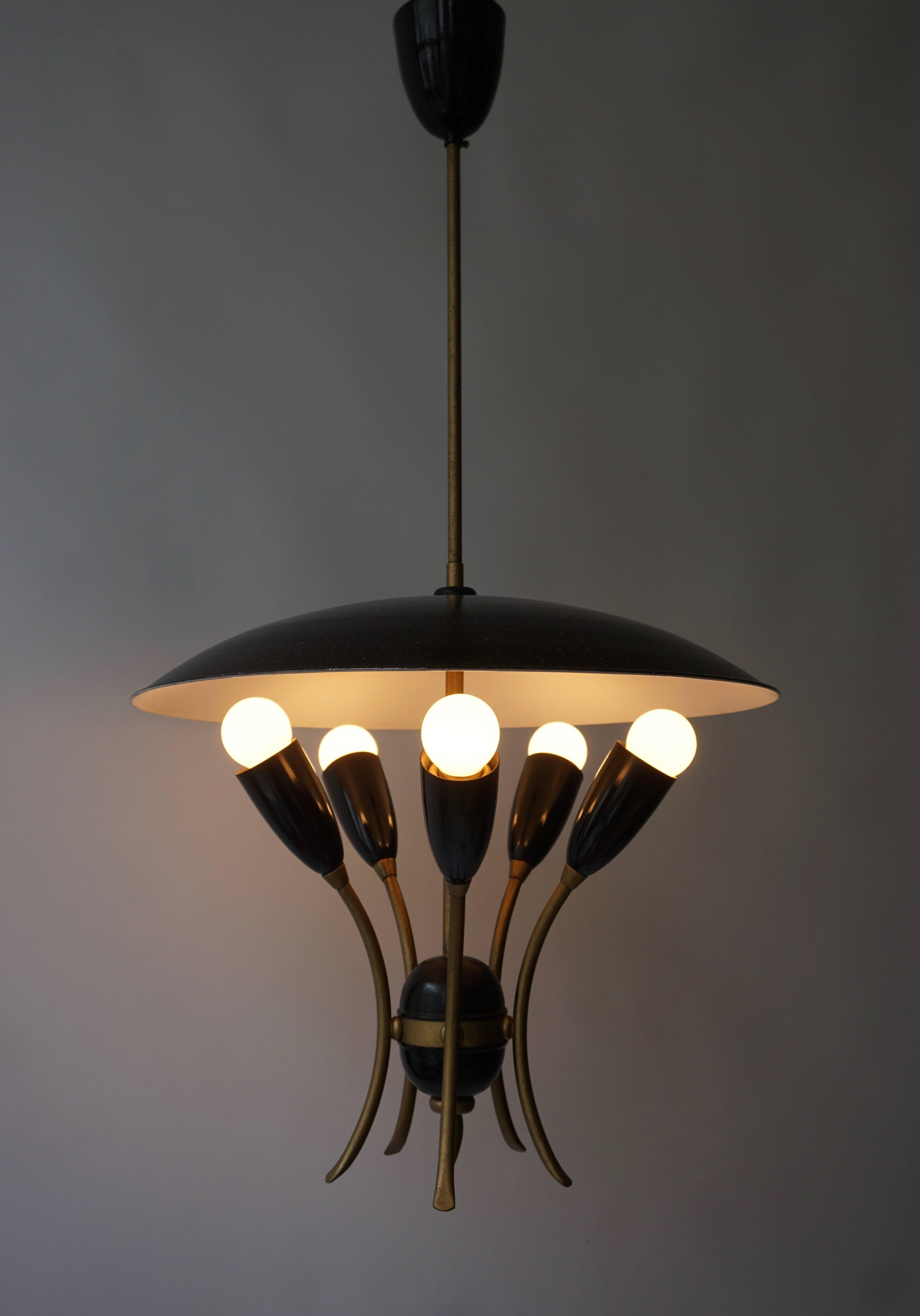 Mid-Century Modern lampe à suspension des années 1950