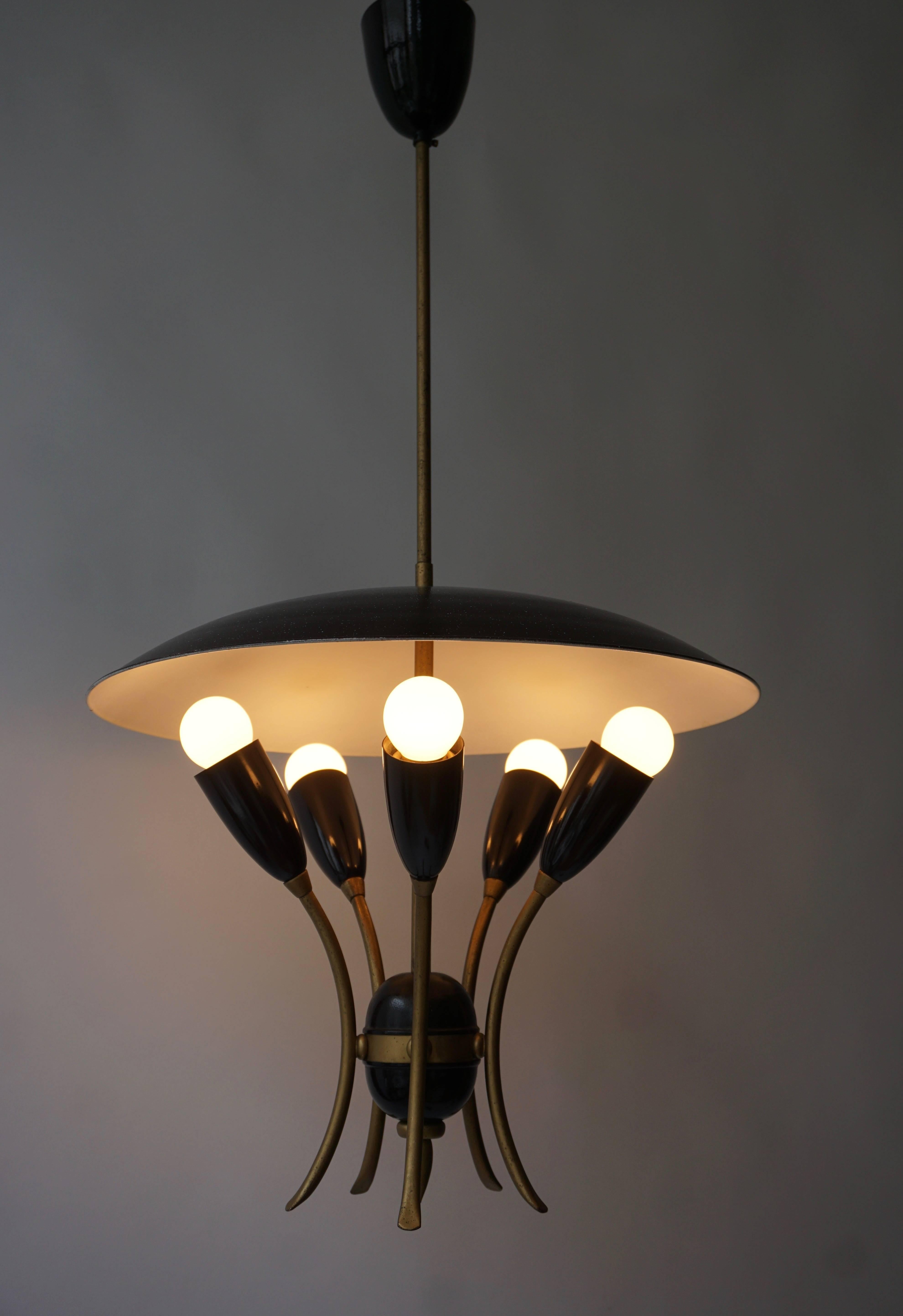 lampe à suspension des années 1950 Bon état à Antwerp, BE