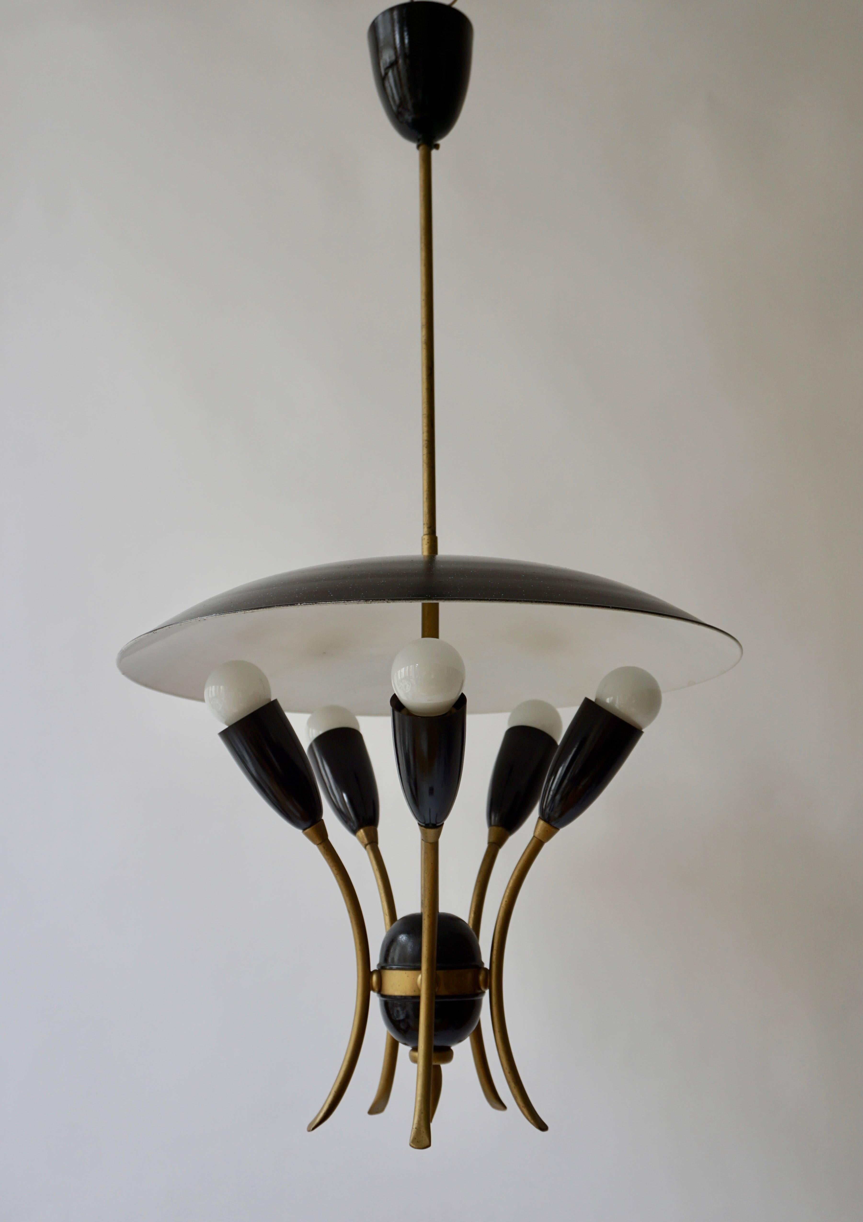 lampe à suspension des années 1950 1