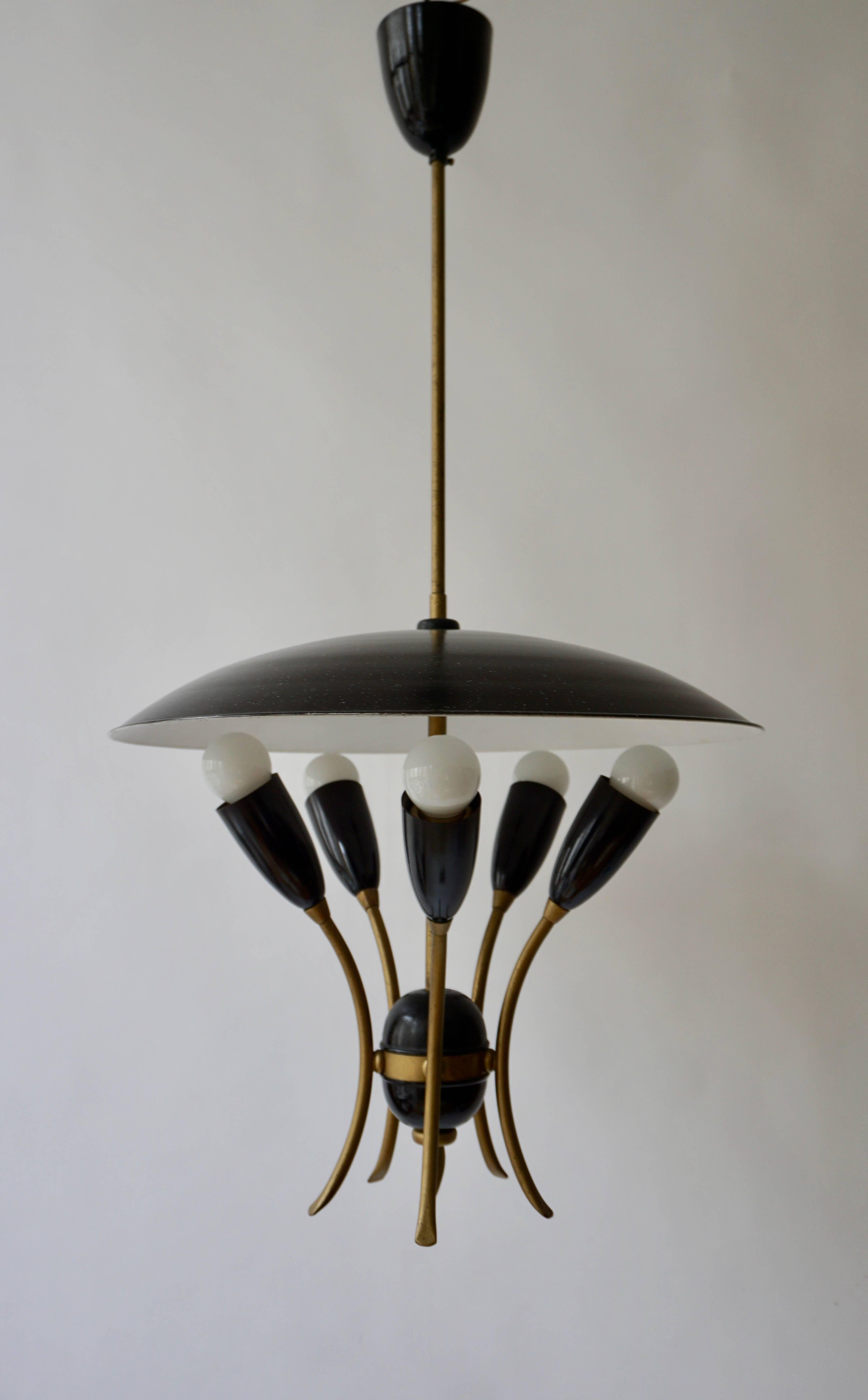 lampe à suspension des années 1950 2