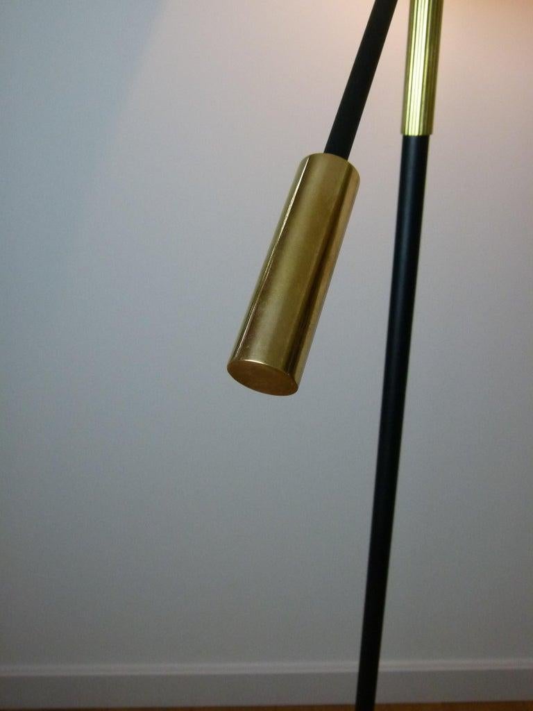 1950s Pendulum Floor Lamp by Maison Lunel 3