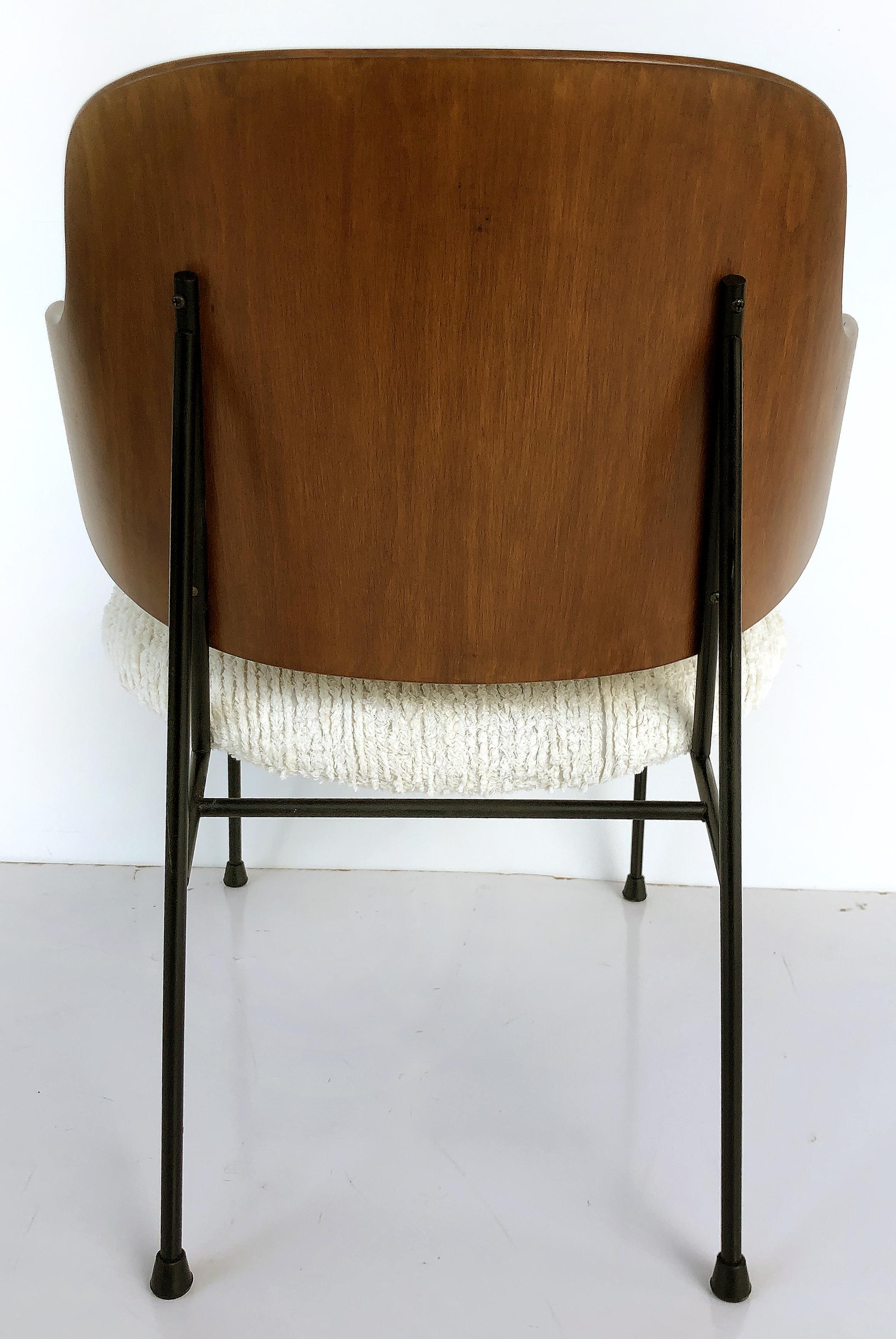 Scandinavian Modern 1950s Penguin Chair by Ib Kofod-Larsen, Restored