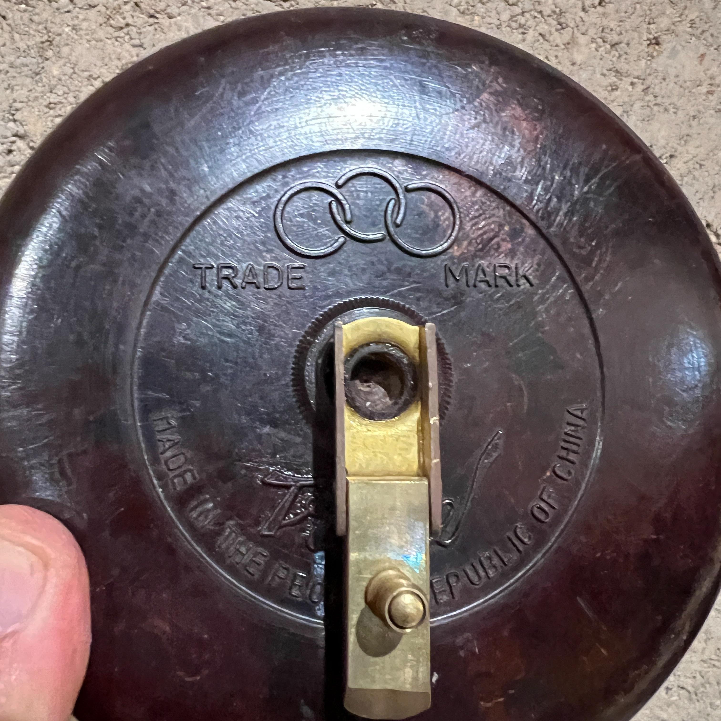 Mid-Century Modern 1950s Olympic Tape Measure Peoples Republic of China For Sale