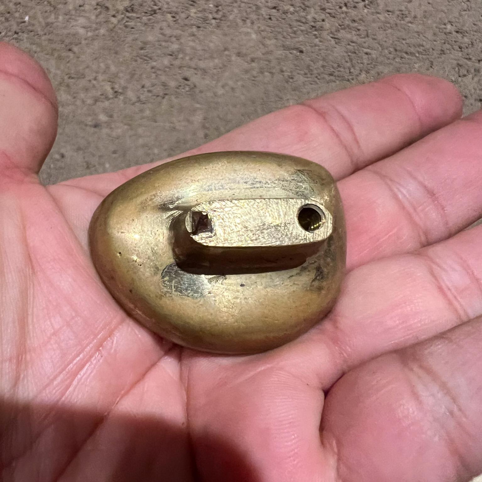 1950s Pepe Mendoza Set Three Round Pull Knobs Mayan Malachite Mexico Bon état - En vente à Chula Vista, CA