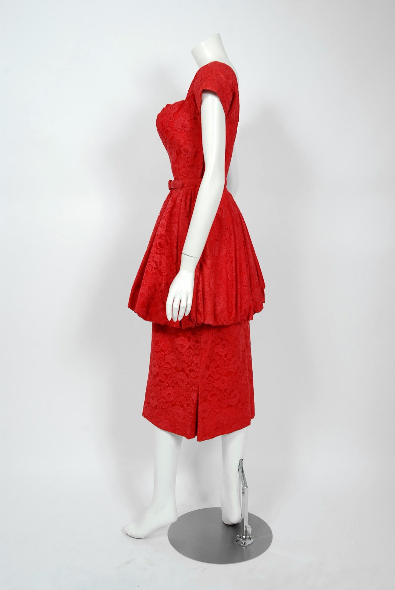 cherry red vintage clothing