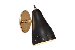 1950s Perforated Italian Wall Lamp Attributed to Giuseppe Ostuni for Oluce