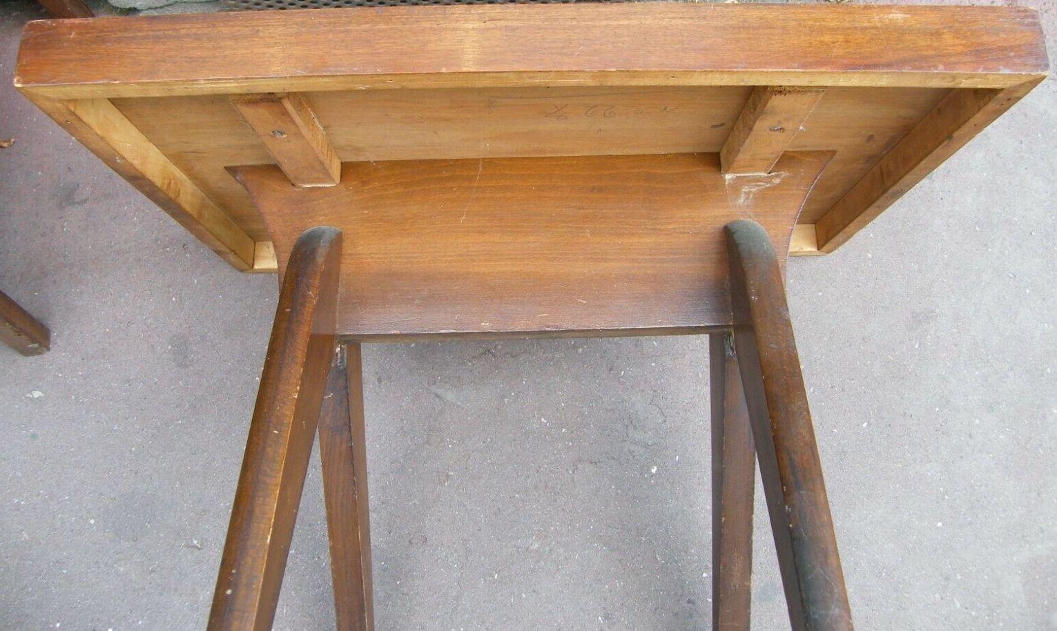 Mid-Century Modern 1950s Perriand/Jeanneret Style End Table For Sale