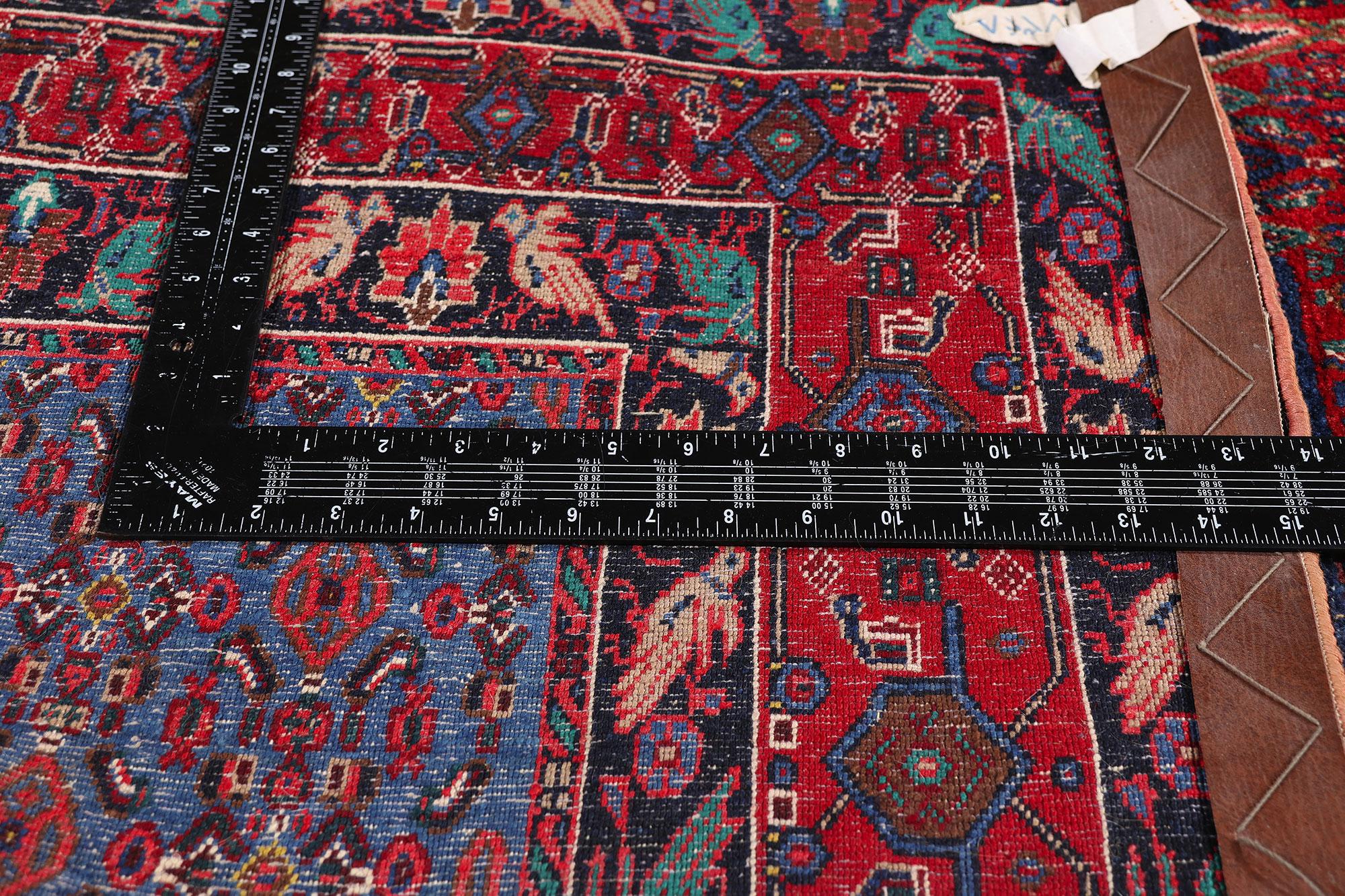 1950's Persian Bijar Carpet with Modern Style For Sale 2