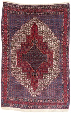 1950's Persian Bijar Carpet with Modern Style