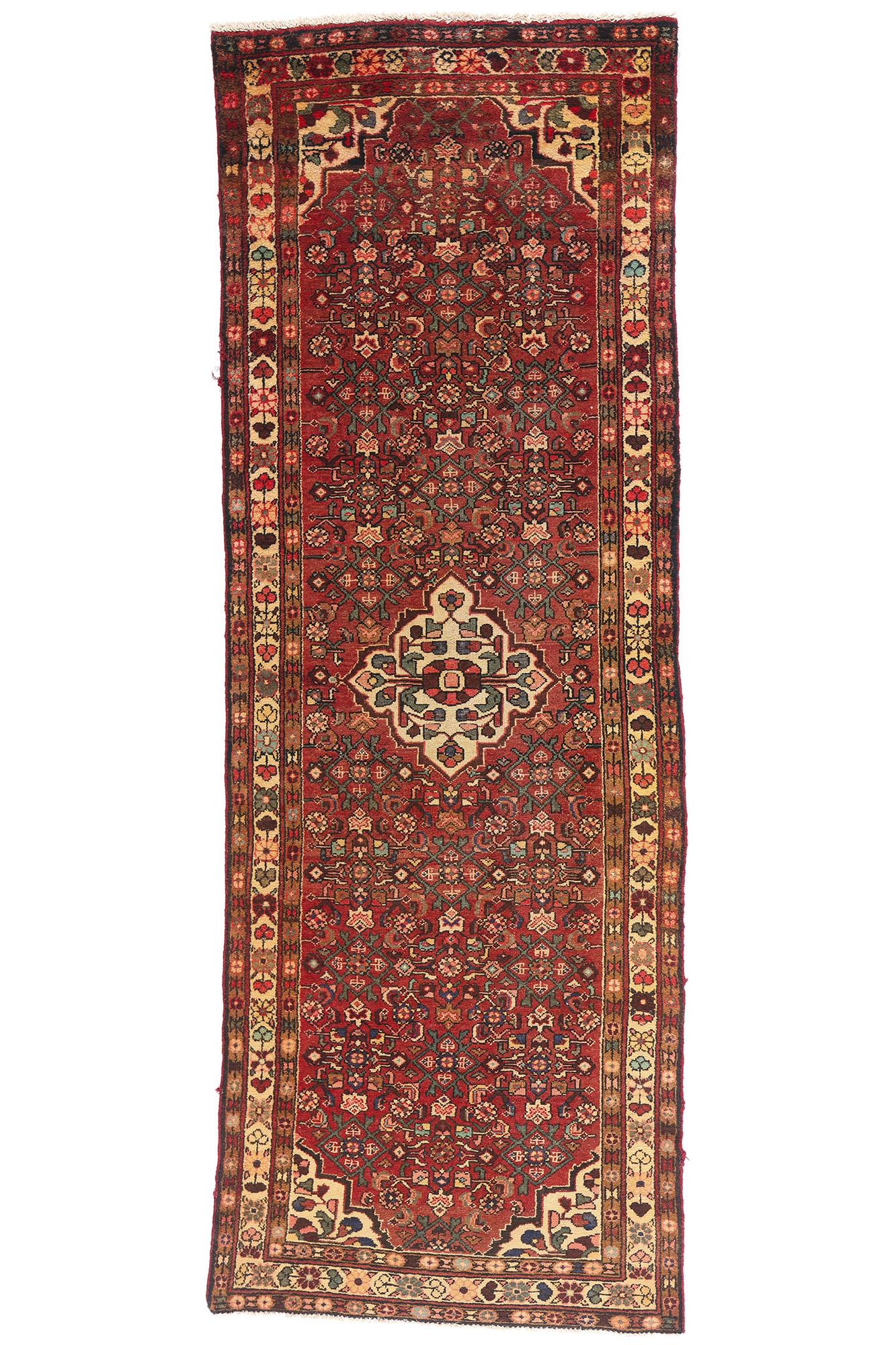 Tappeto persiano Borchelou Hamadan del 1950 con stile tradizionale in vendita 3