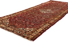 1950's Persian Borchelou Hamadan Carpet with Traditional Style
