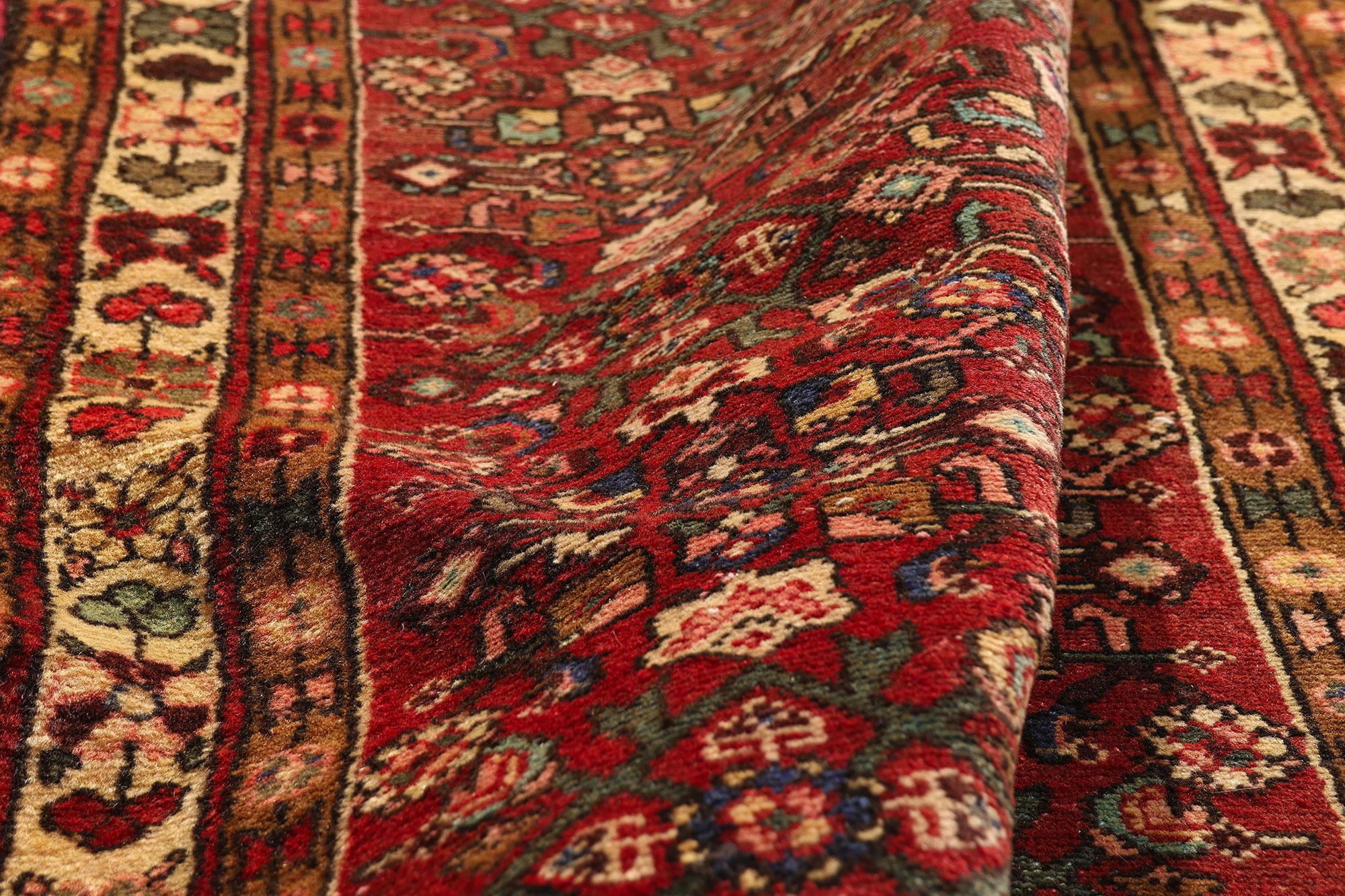 Tappeto persiano Borchelou Hamadan del 1950 con stile tradizionale In condizioni buone in vendita a Dallas, TX