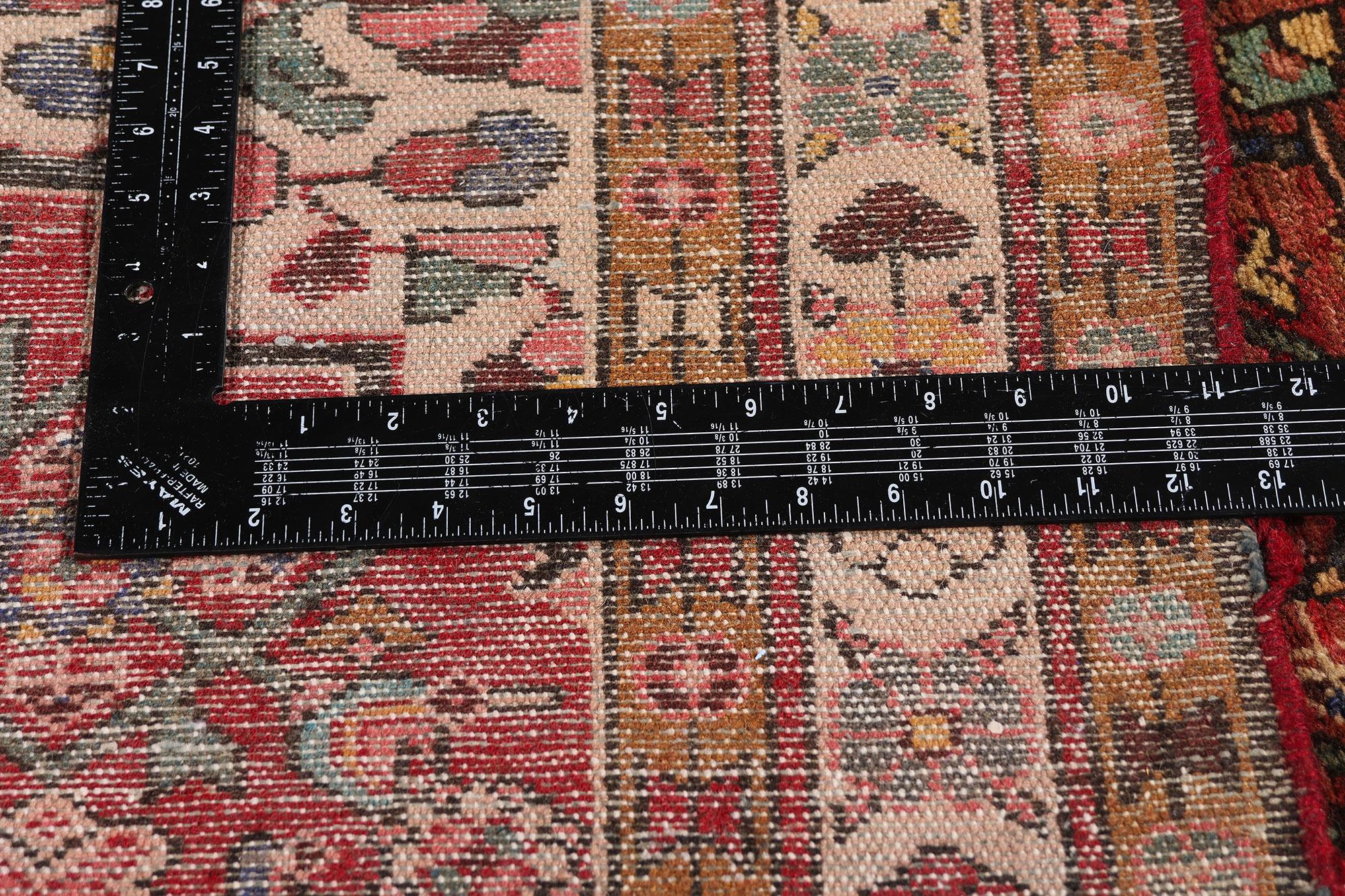 XX secolo Tappeto persiano Borchelou Hamadan del 1950 con stile tradizionale in vendita