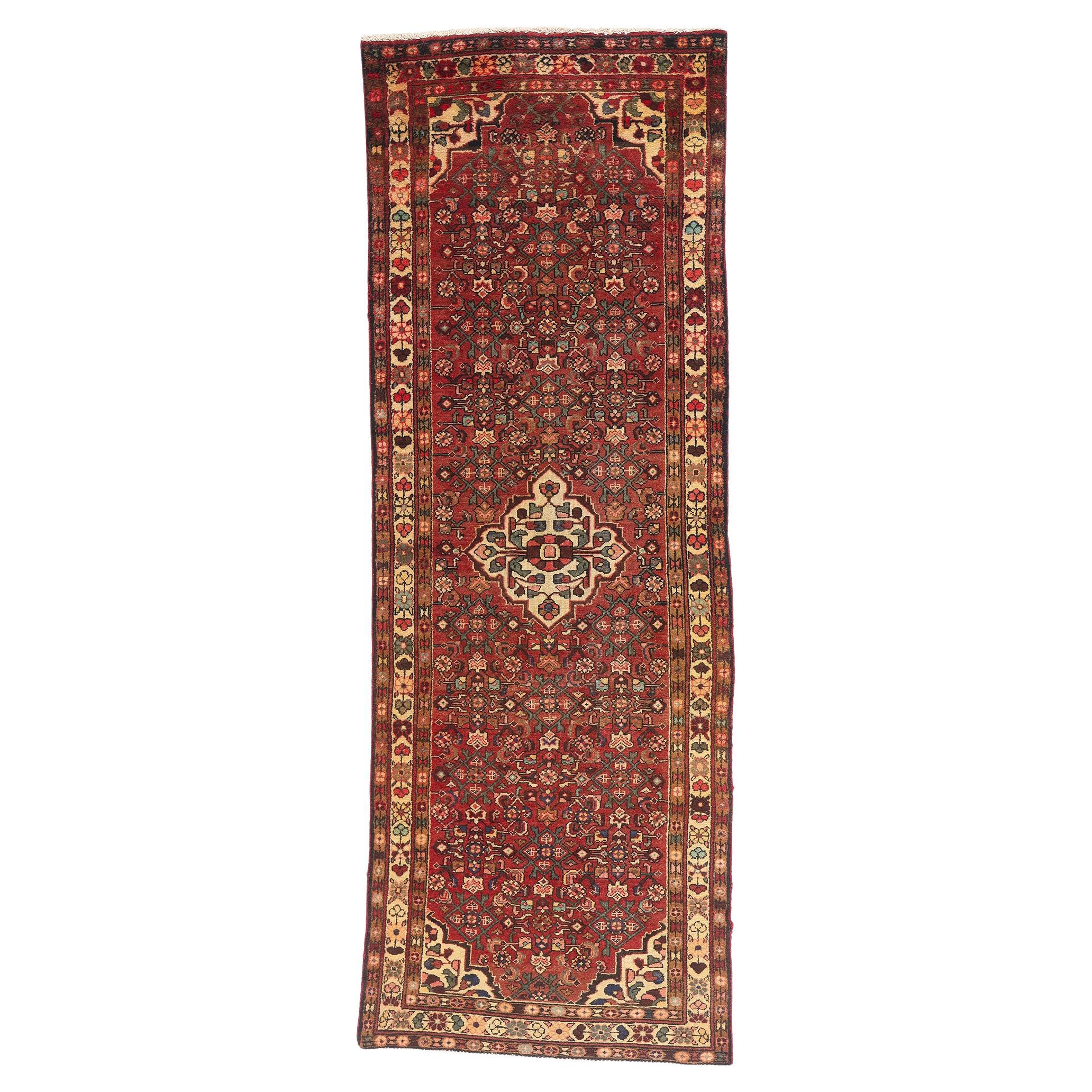 Tappeto persiano Borchelou Hamadan del 1950 con stile tradizionale