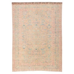 1950's Persian Malayer Carpet with Modern Style