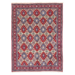 1950's Persian Moud Mood Rug with Traditional Style