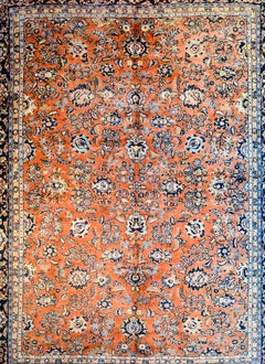 1950s Persian Qazvin Rug