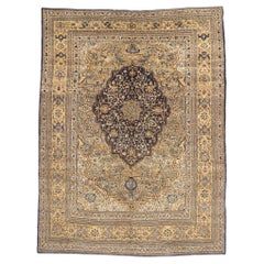 1950's Persian Qum Carpet with French Provincial Style