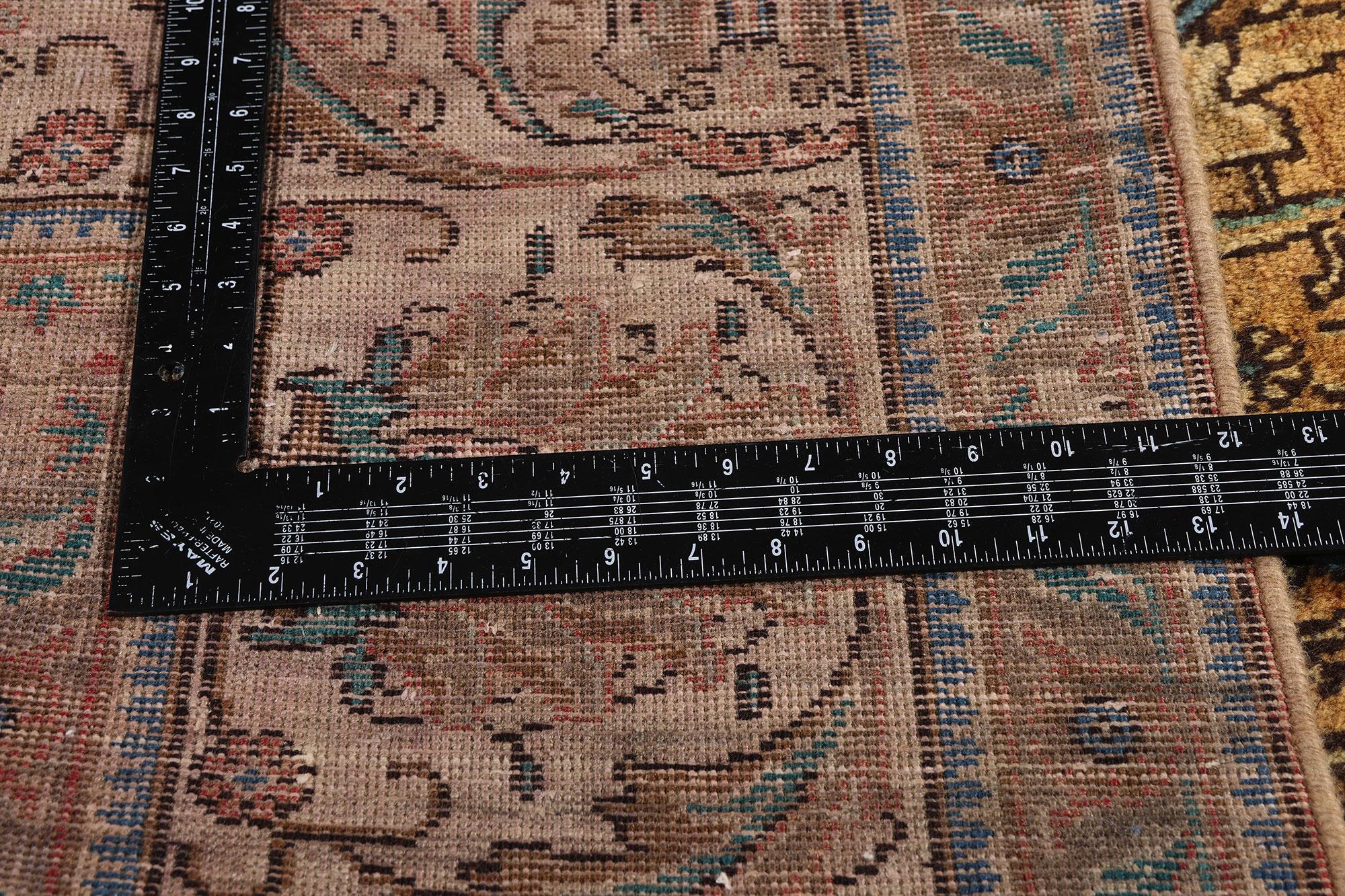 Tapis persan de Tabriz des années 1950, 10'00 x 12'09 en vente 2